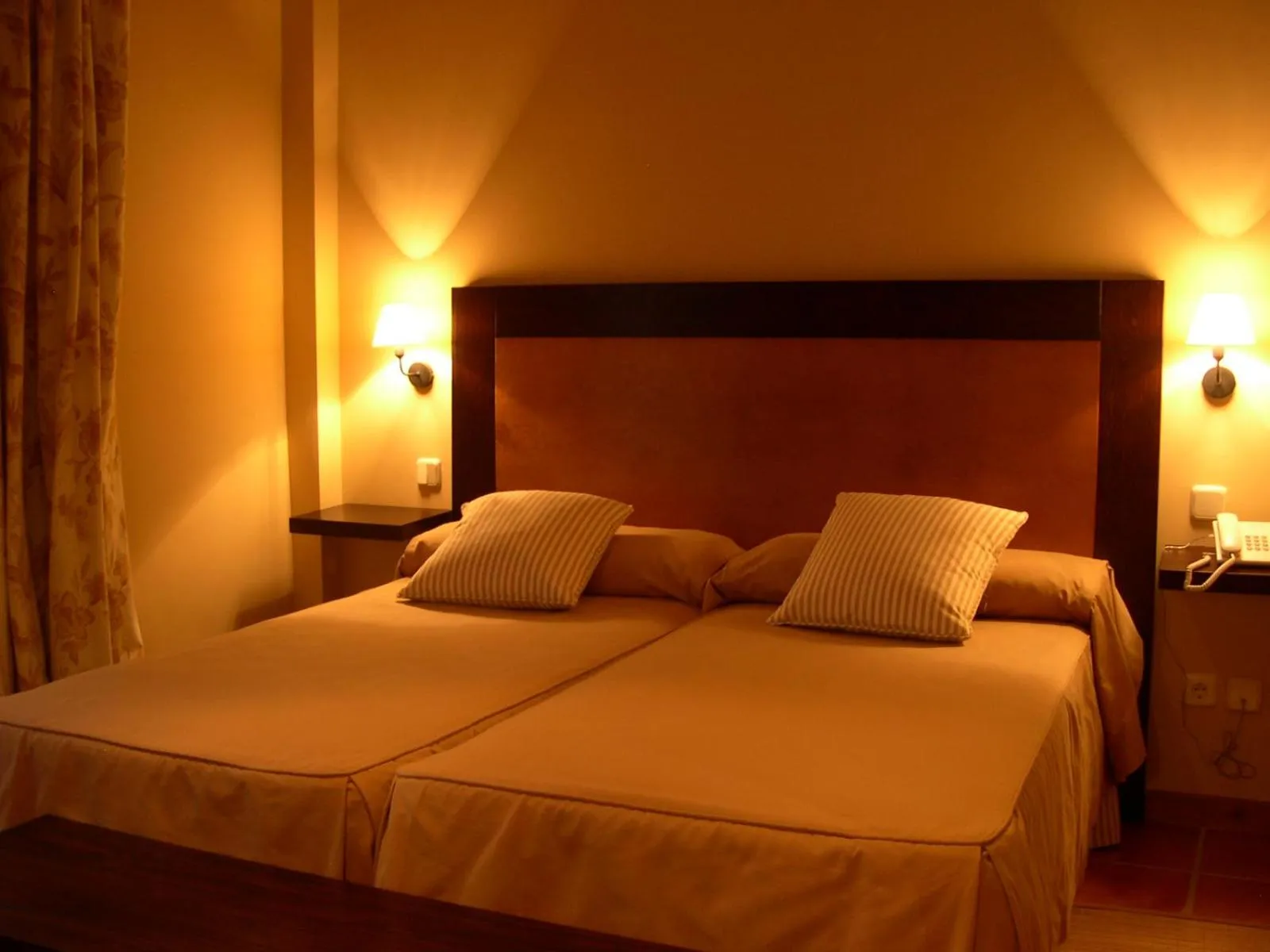 Bed in Hotel Rural El Jardin de la Hilaria