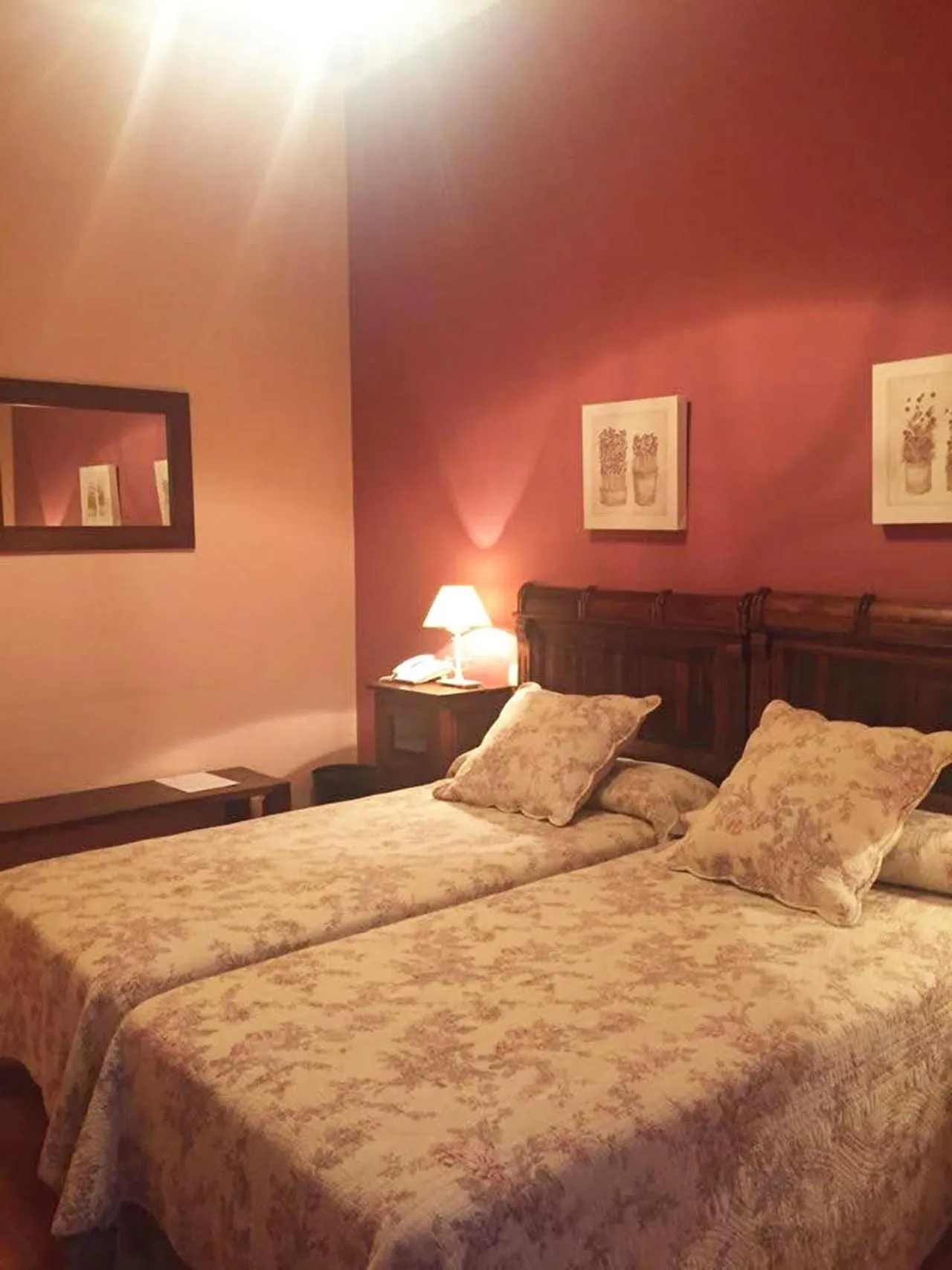 Bed in Hotel Rural El Jardin de la Hilaria