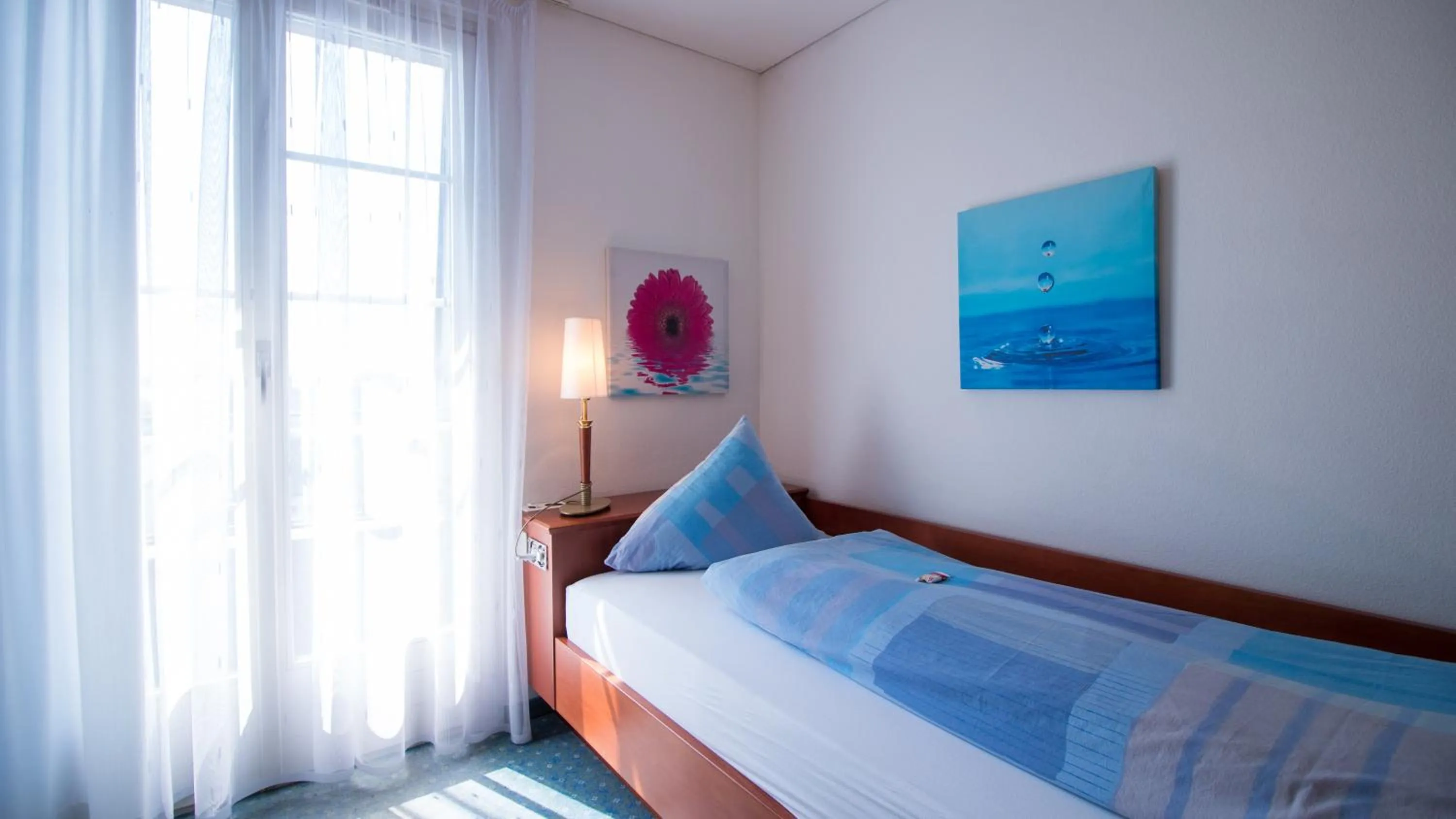 Bed in Hotel Schloss Romanshorn