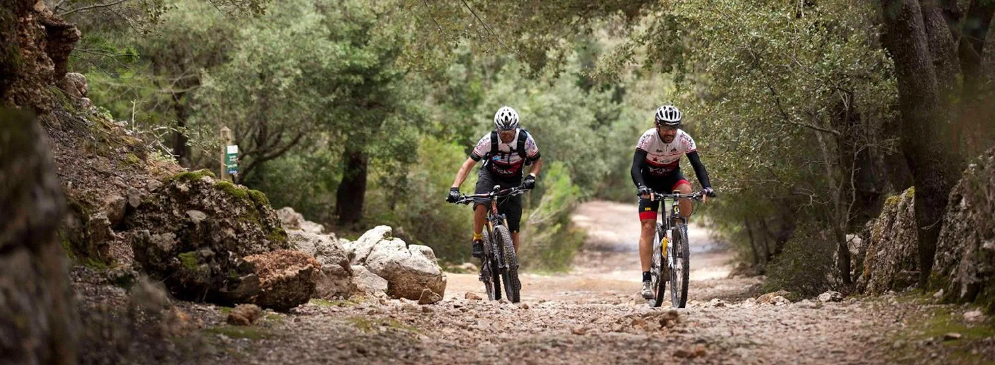 Cycling in Senda Caimari