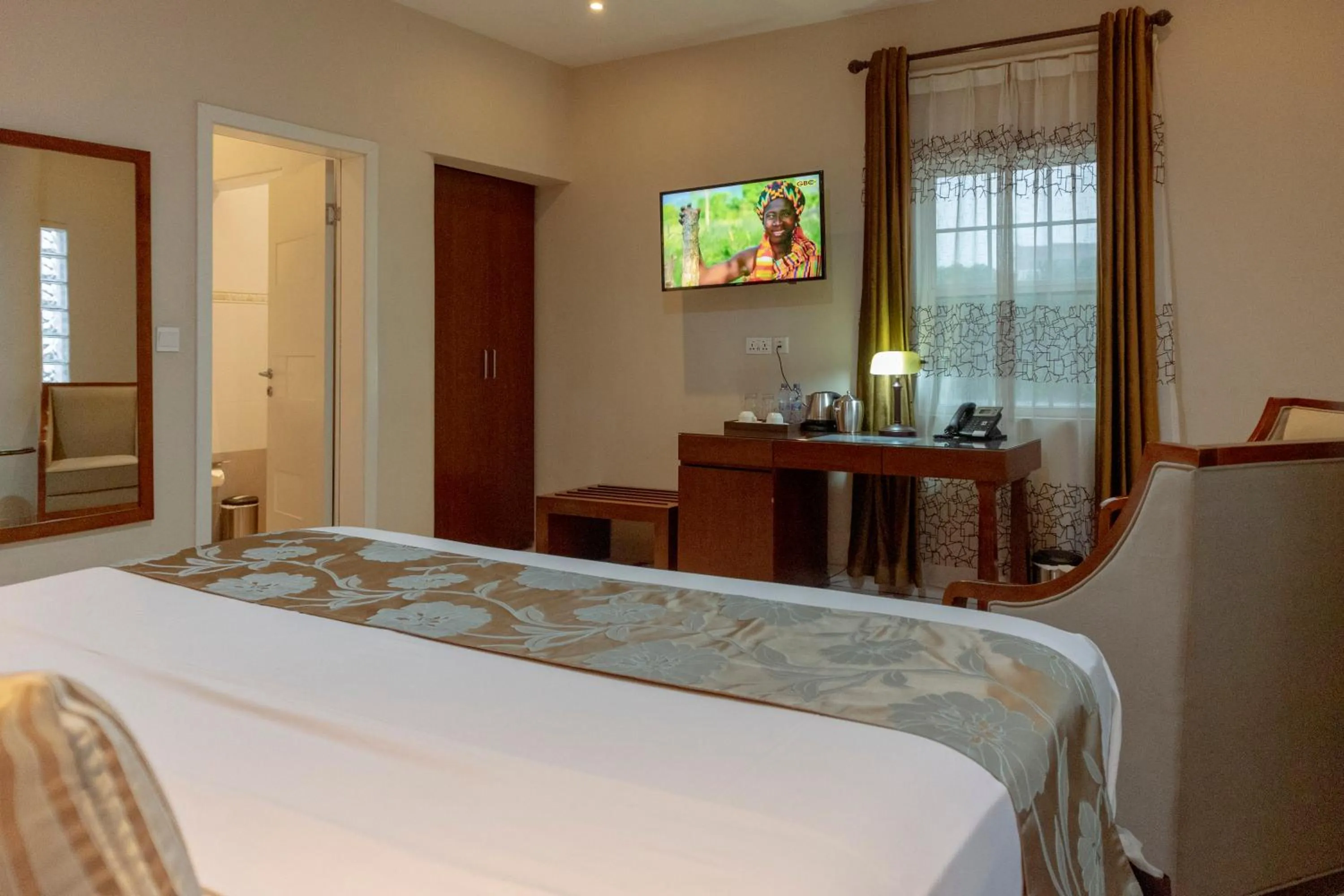 Bedroom, Bed in Frederick's Lodge