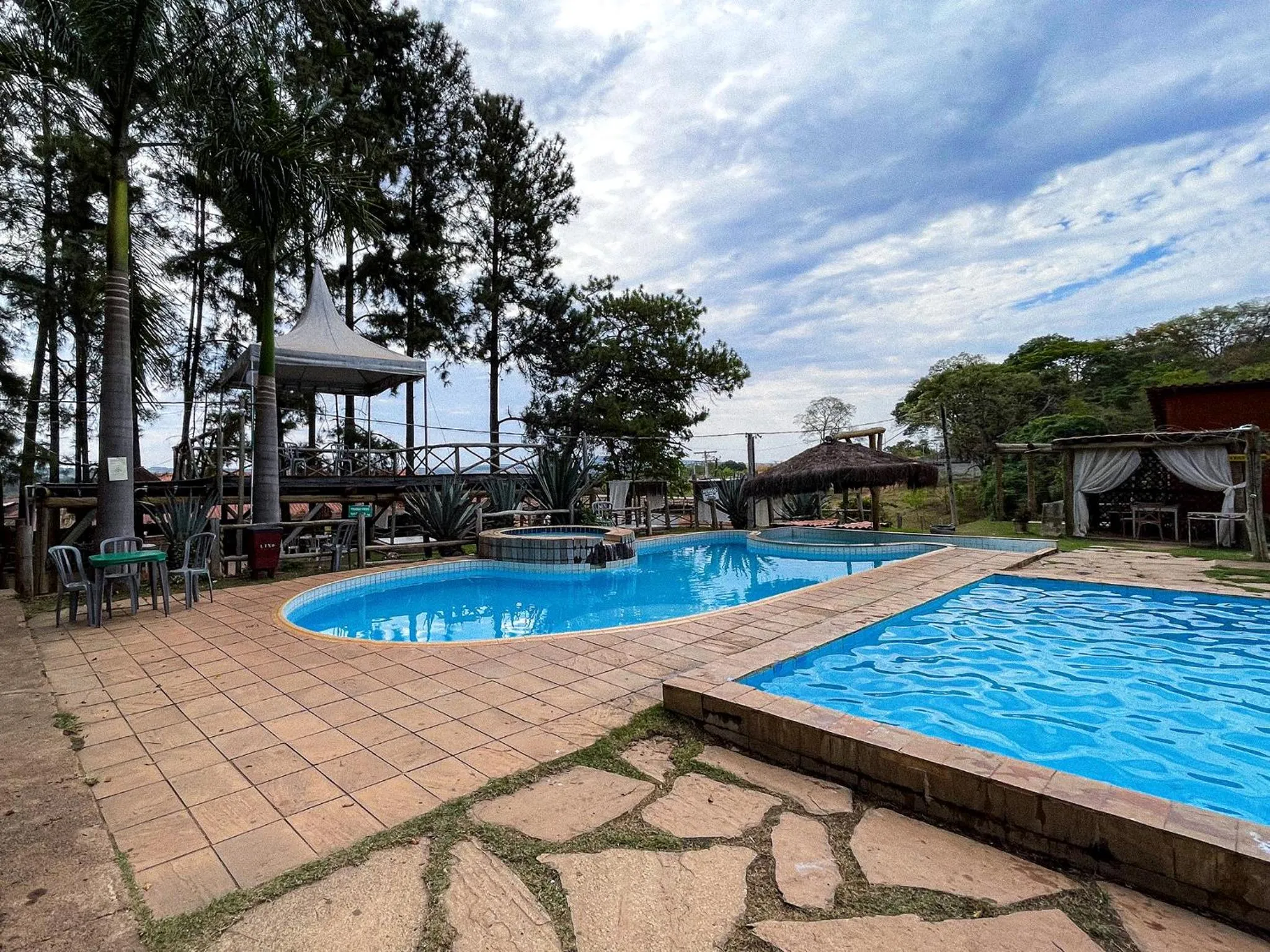 Swimming pool in Ranchos 30 Hotel Fazenda
