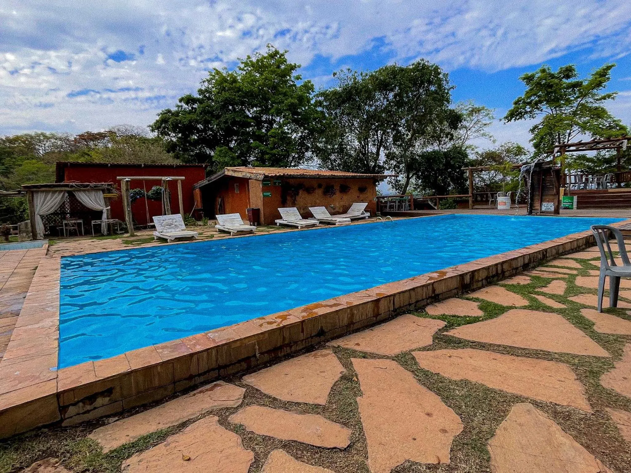 Swimming pool in Ranchos 30 Hotel Fazenda