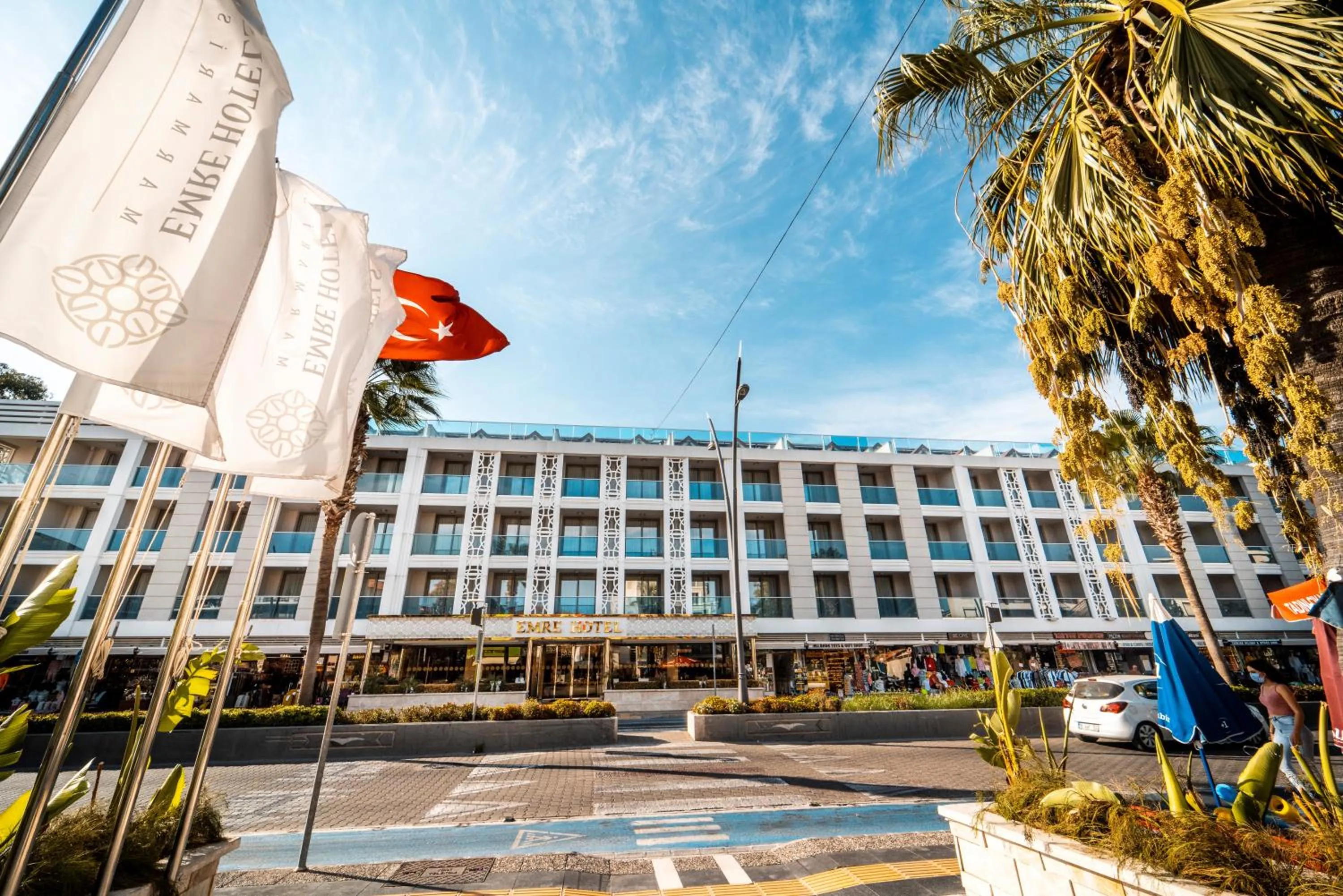 Property building in Emre Beach & Emre Hotel
