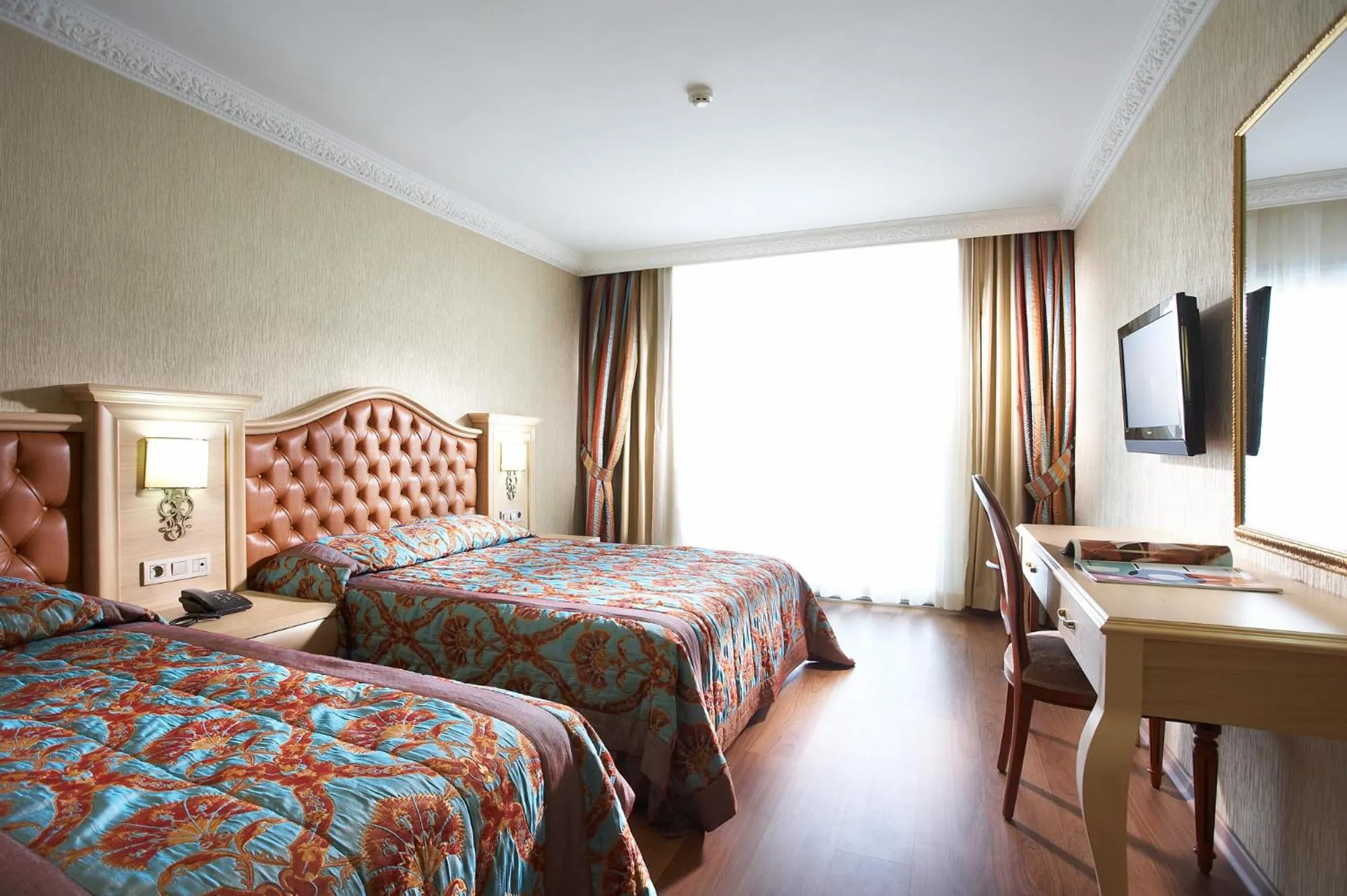 Bed in Emre Beach & Emre Hotel