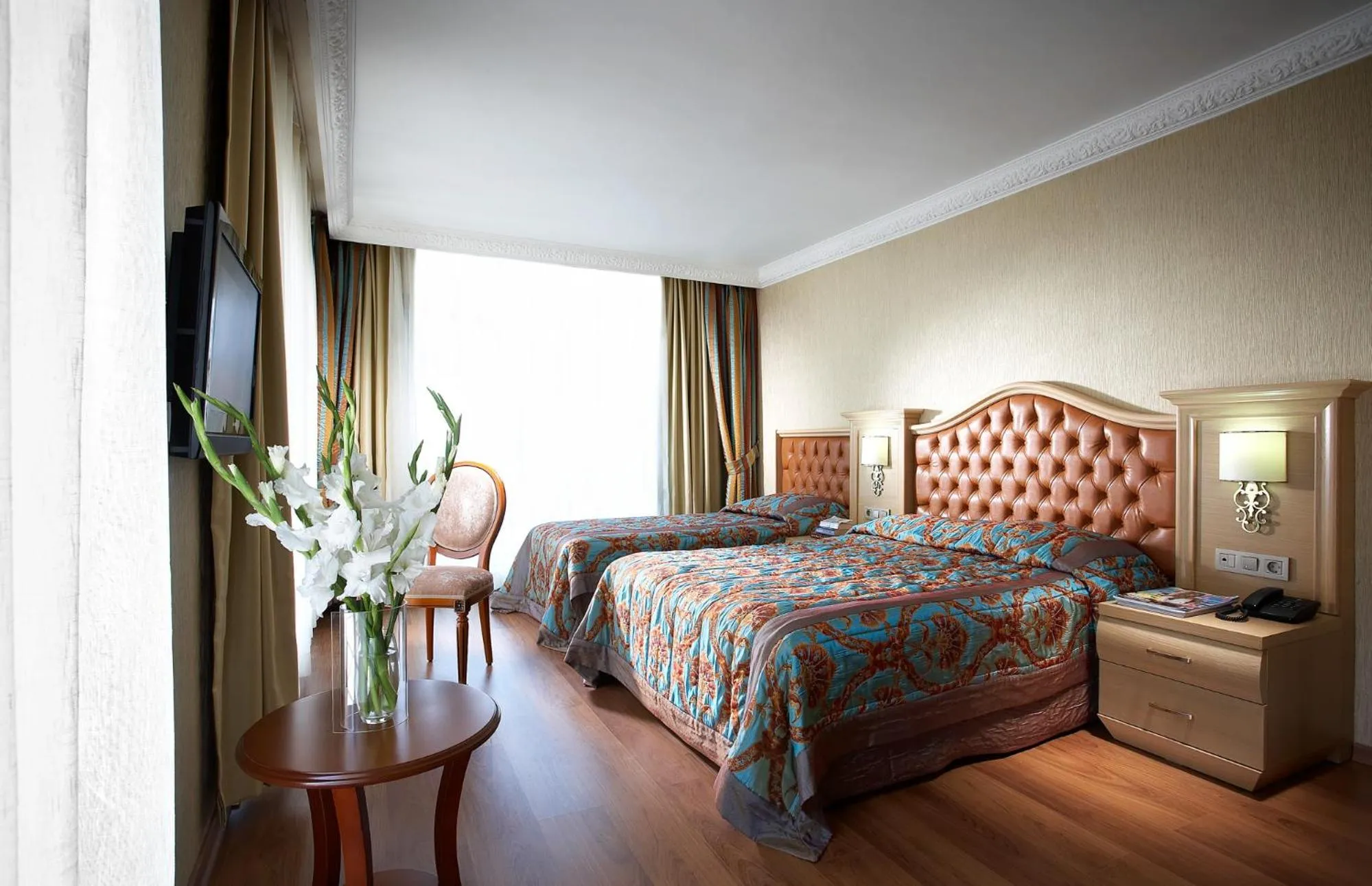 Bed in Emre Beach & Emre Hotel