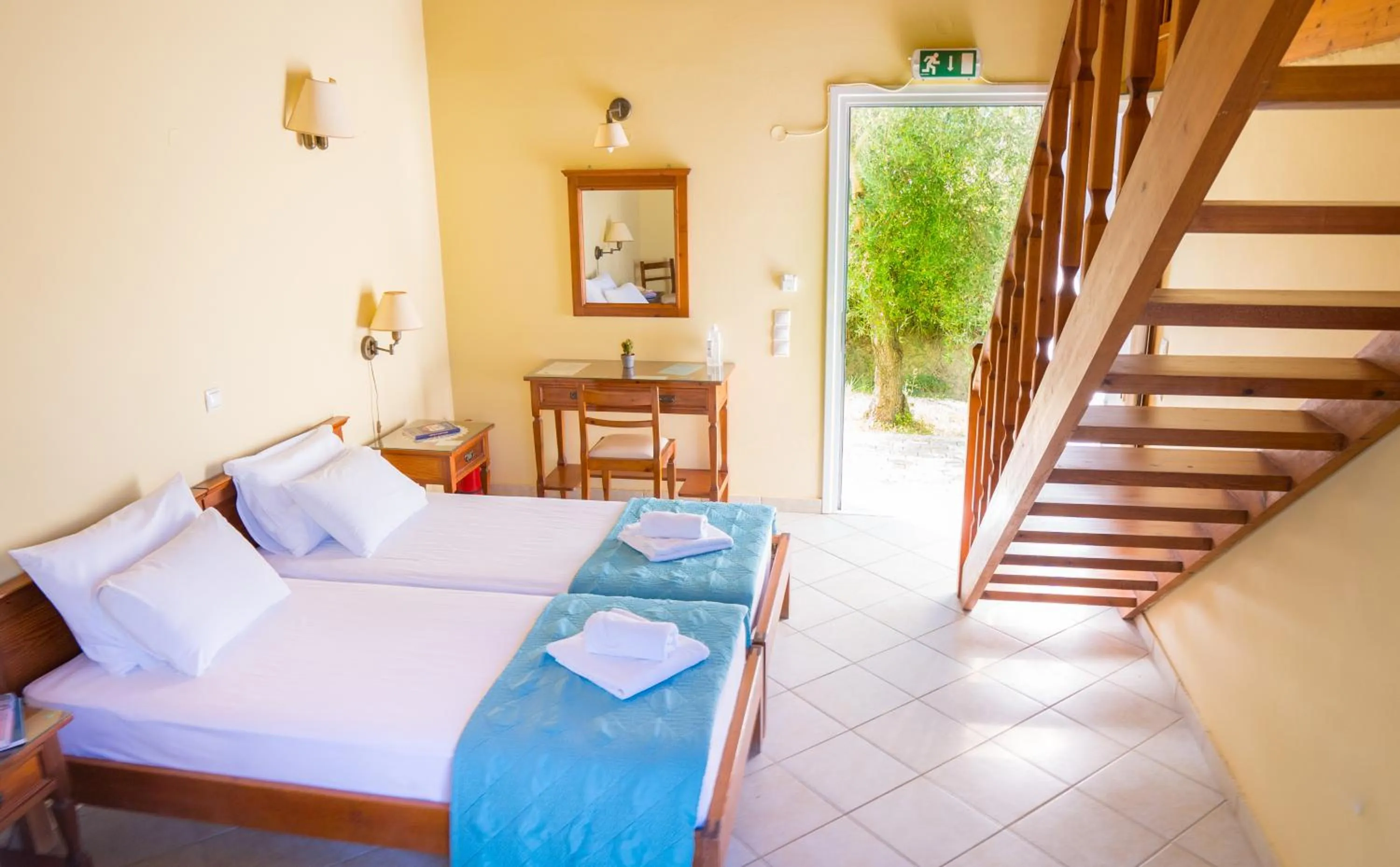 Bed in Palatino Hotel