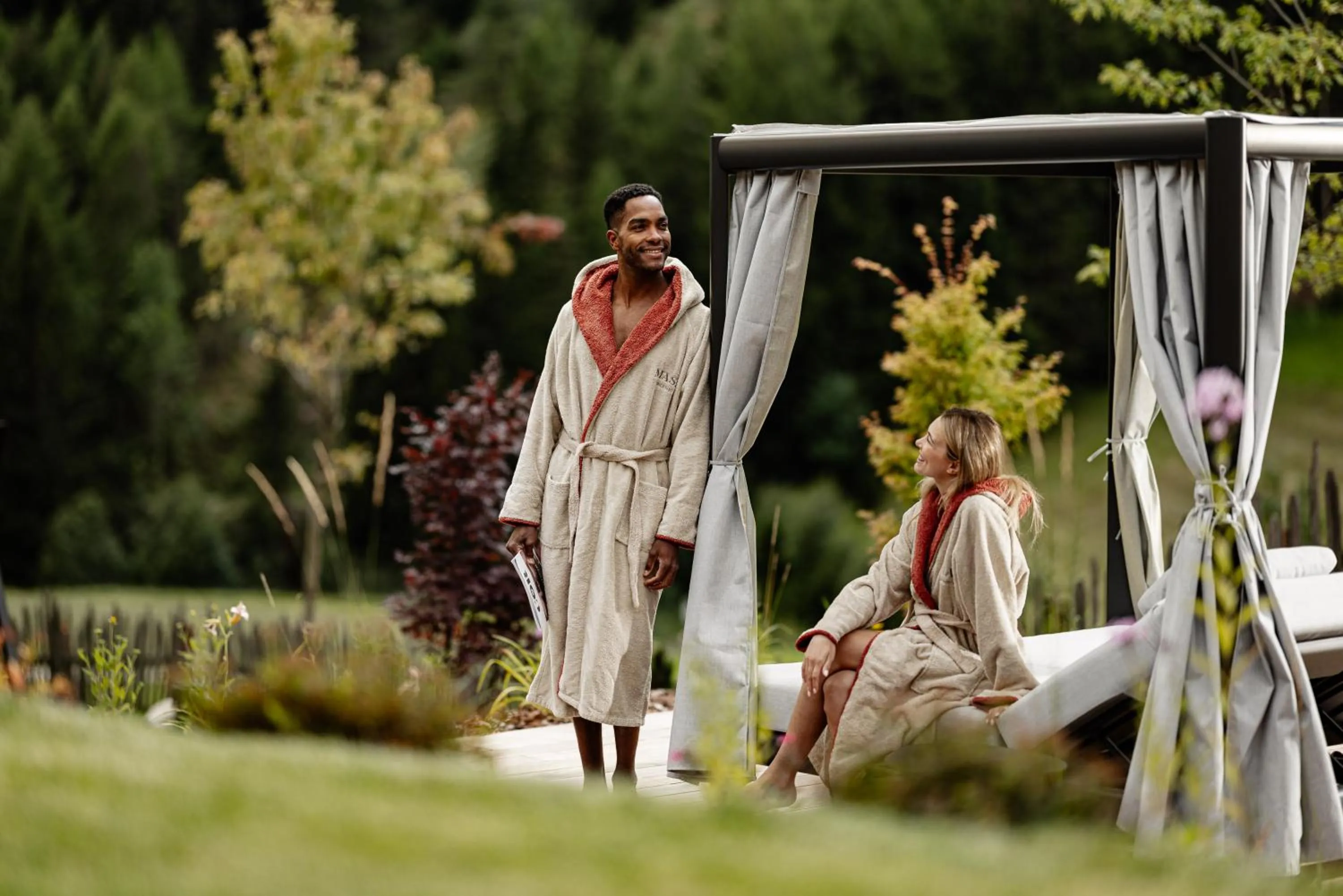 Garden in Hotel Masl