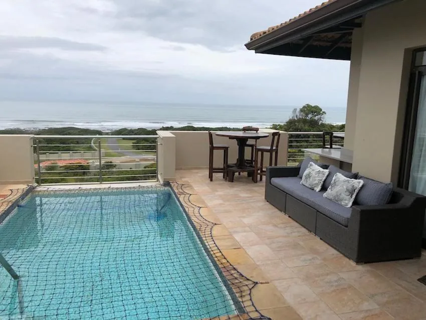 Pool view in Coral Beach Bed & Breakfast
