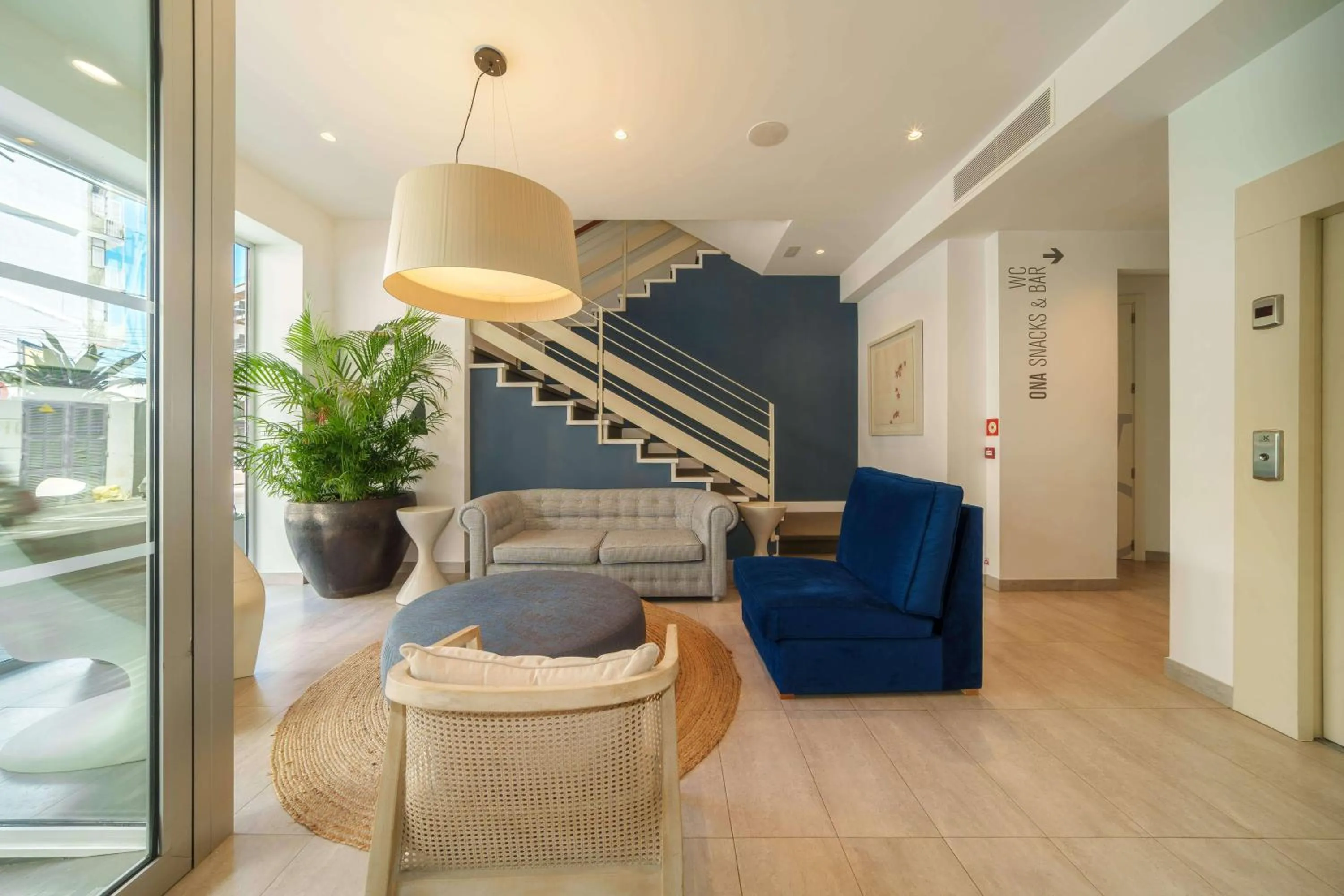 Lobby or reception in Mar Calma Hotel