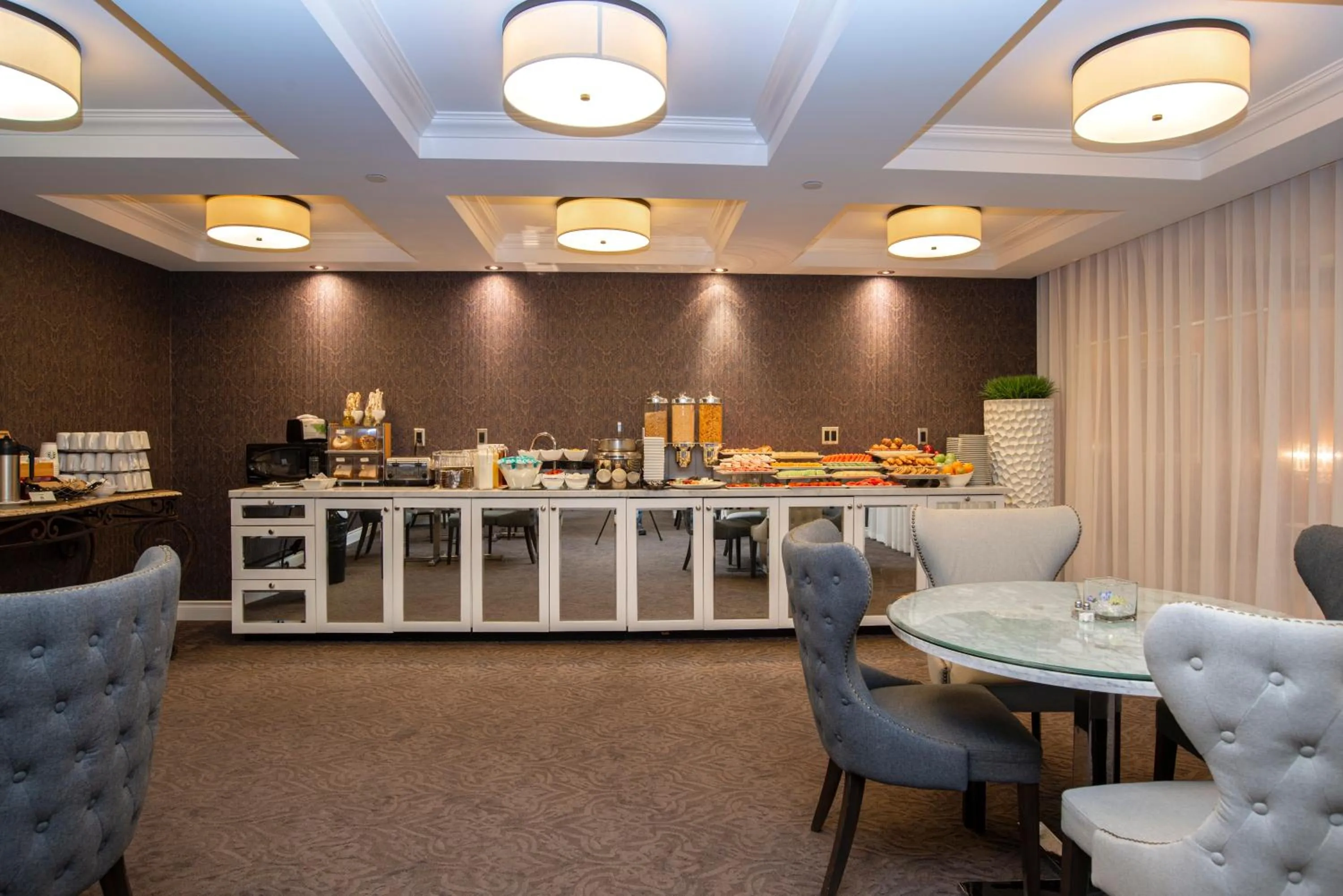 Breakfast in Sandman Signature Edmonton Downtown Hotel