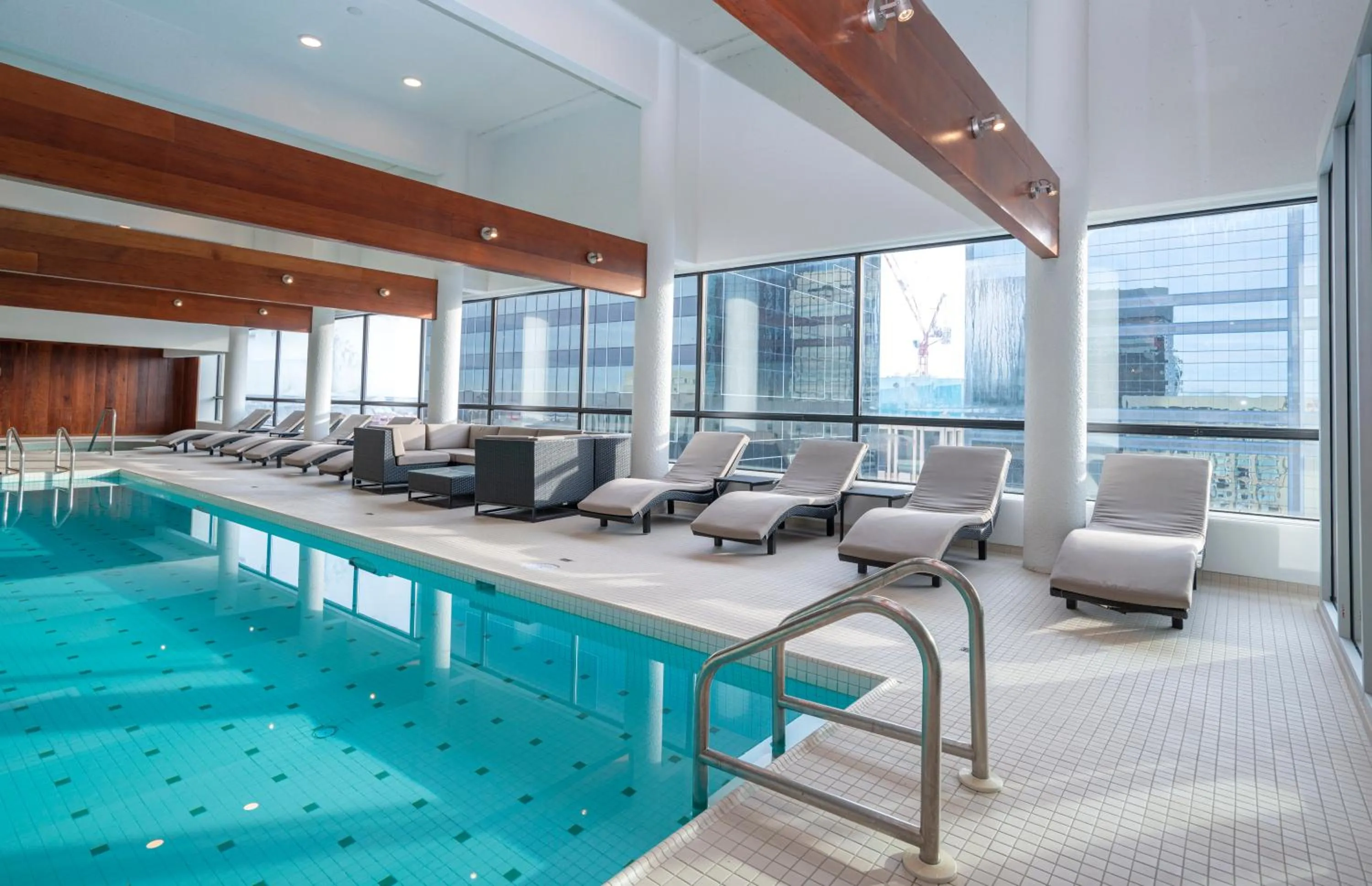 Swimming pool in Sandman Signature Edmonton Downtown Hotel