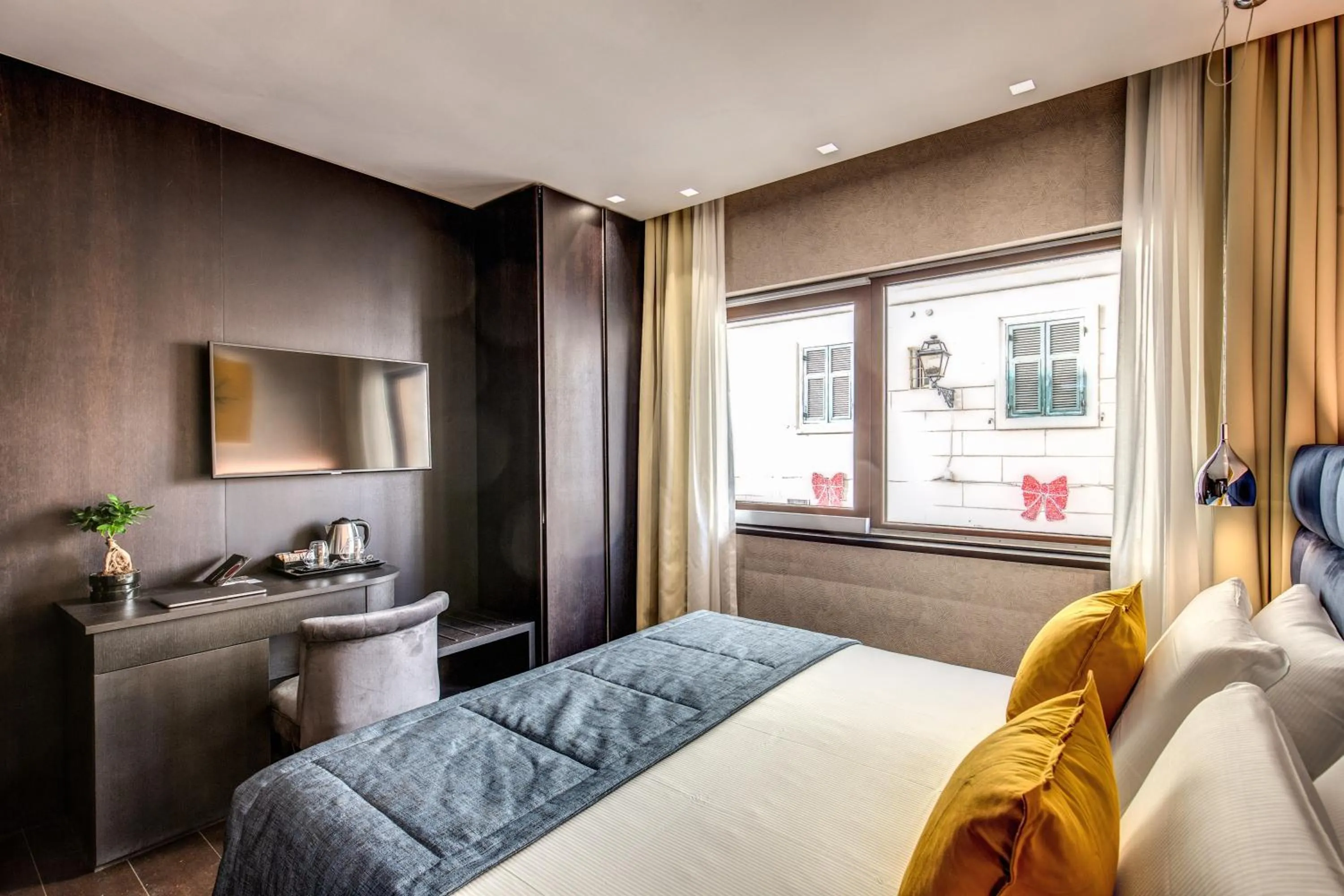 Bedroom, Bed in Prassede Palace Hotel