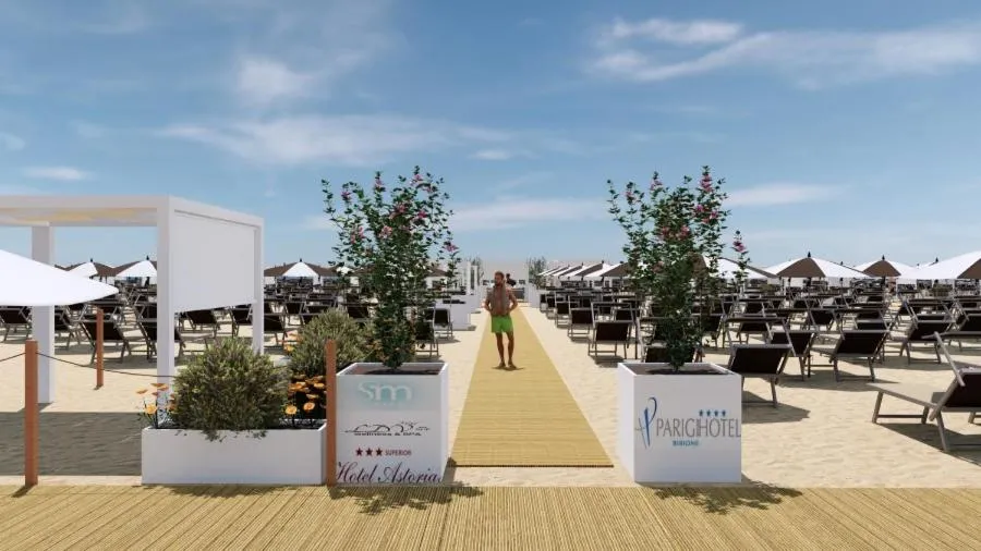 Beach in Hotel Astoria