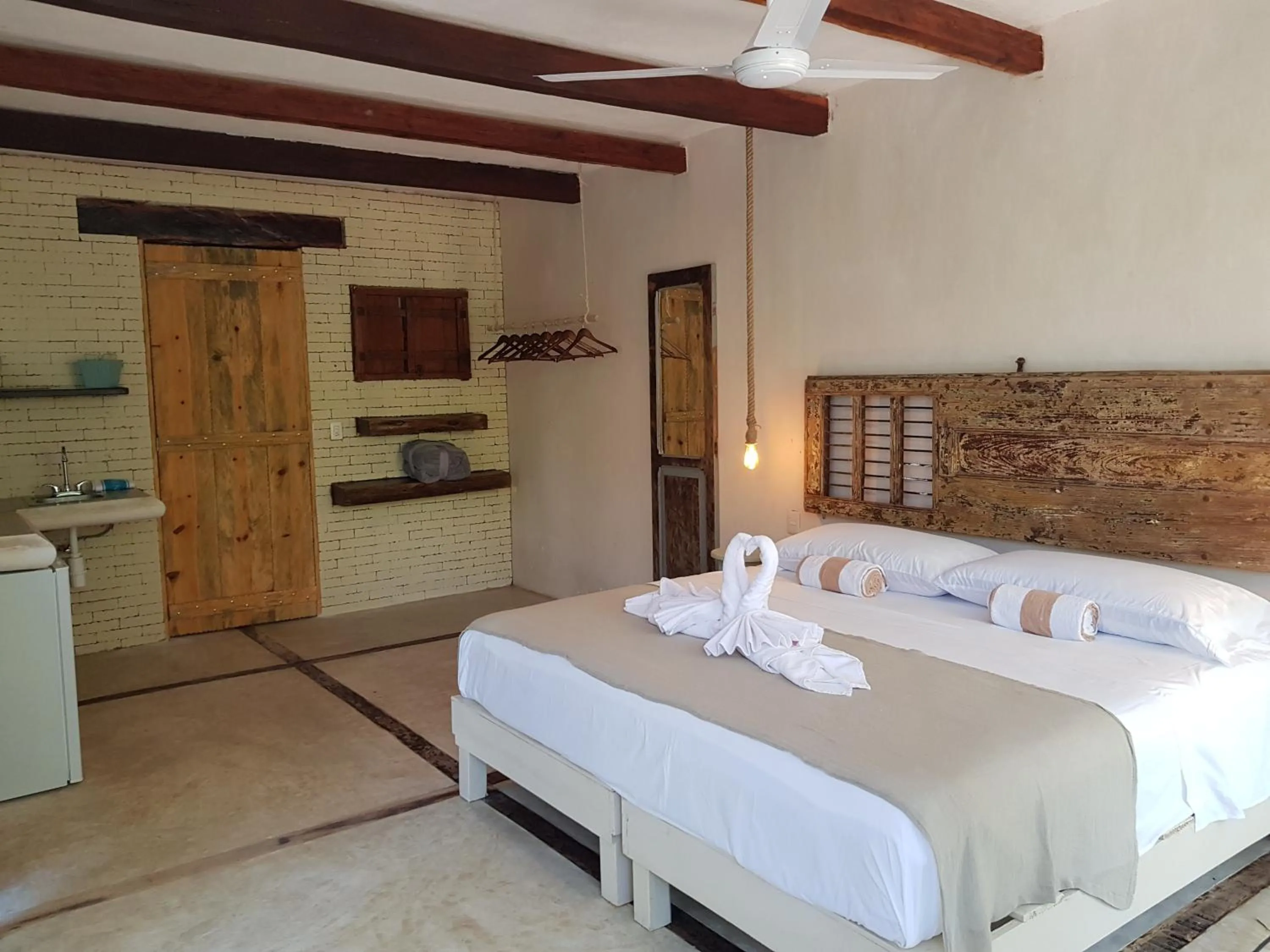 Bed in La Casa de Mia Tulum