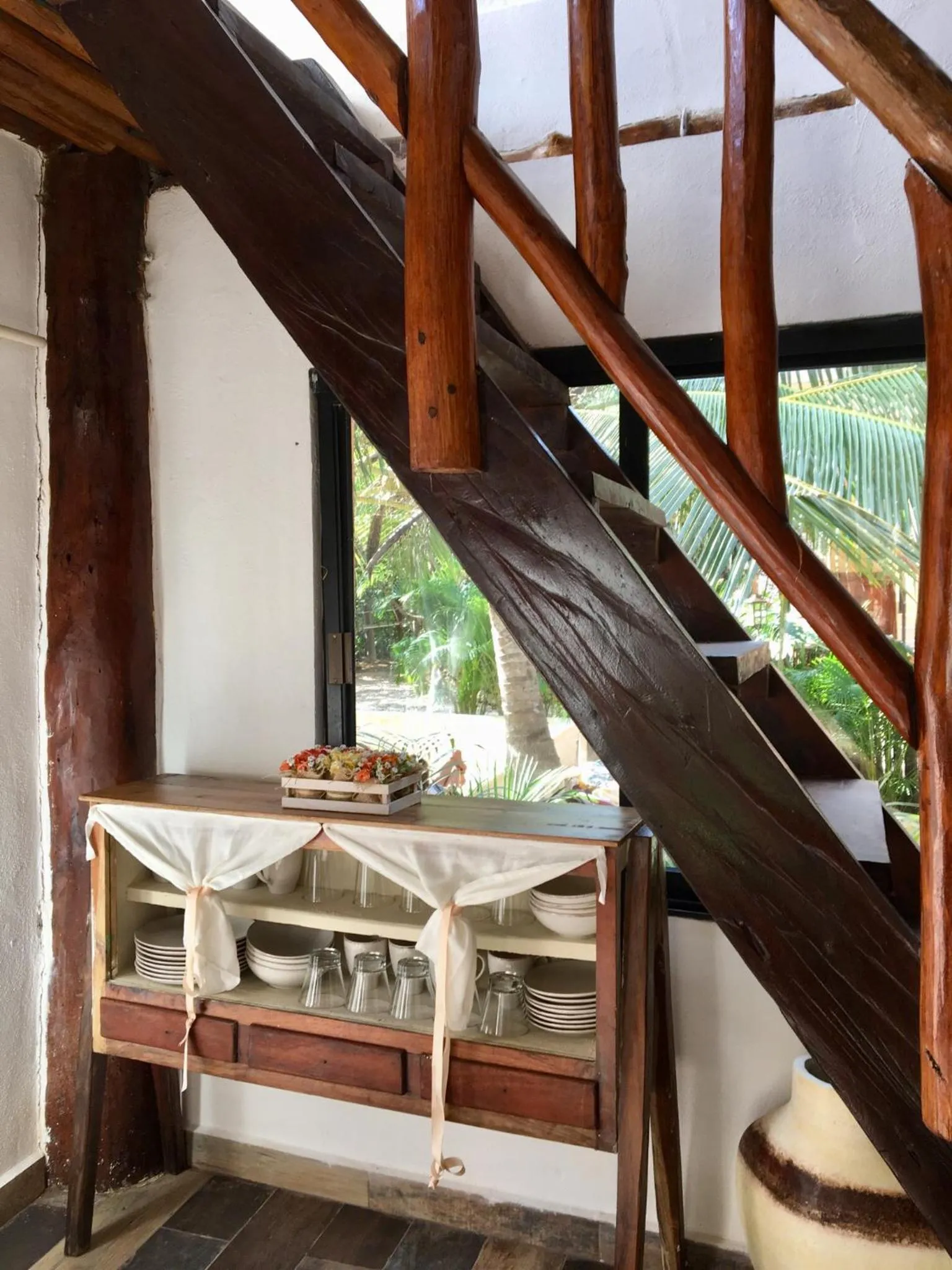 Living room in La Casa de Mia Tulum