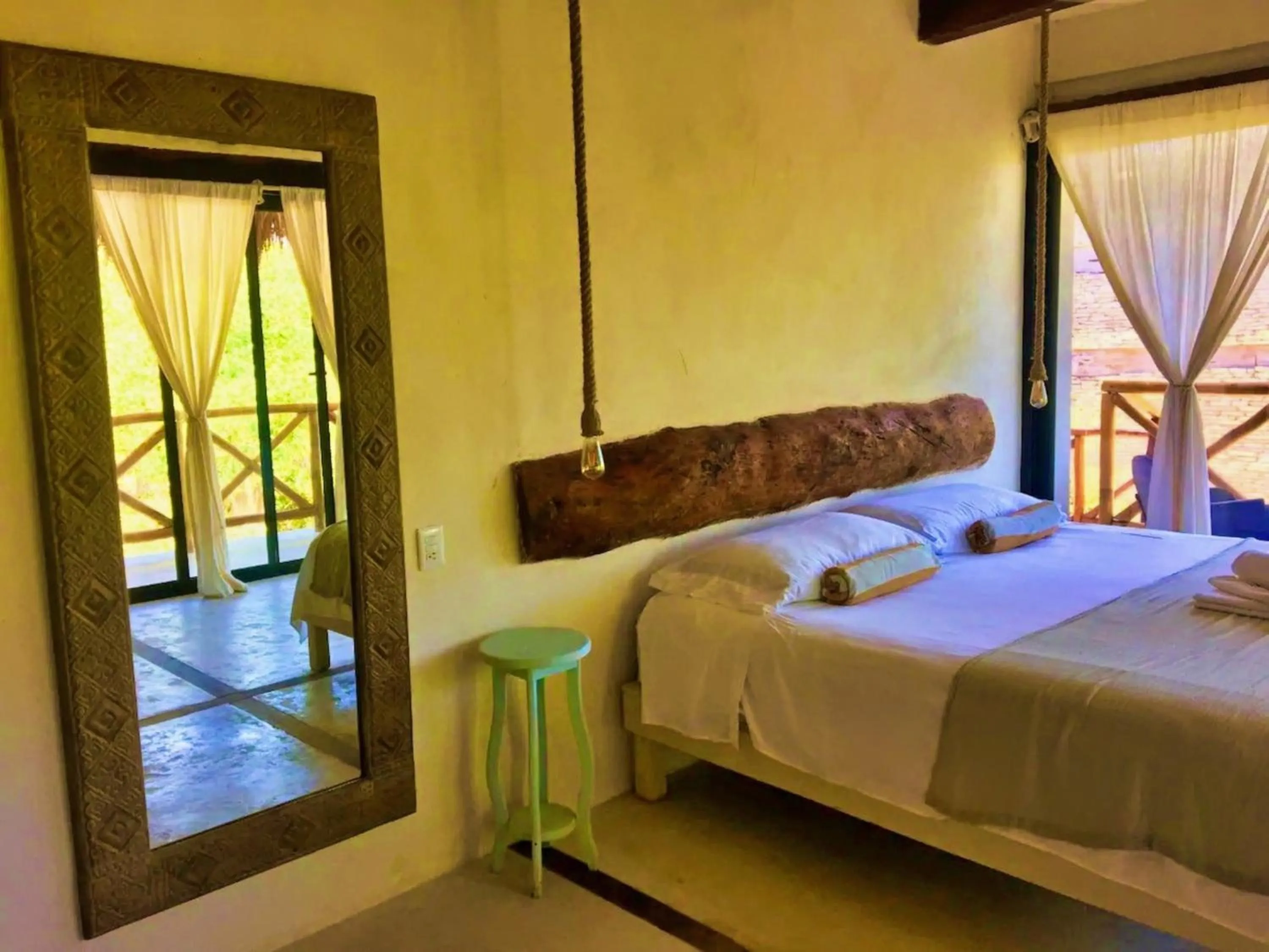 Bed in La Casa de Mia Tulum