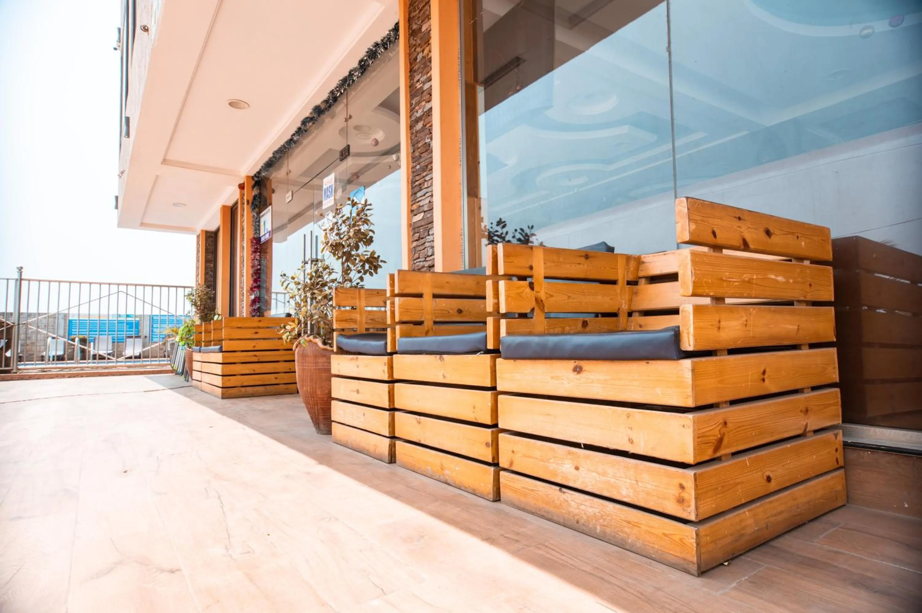 Balcony/Terrace in PLUS 33 HOTEL