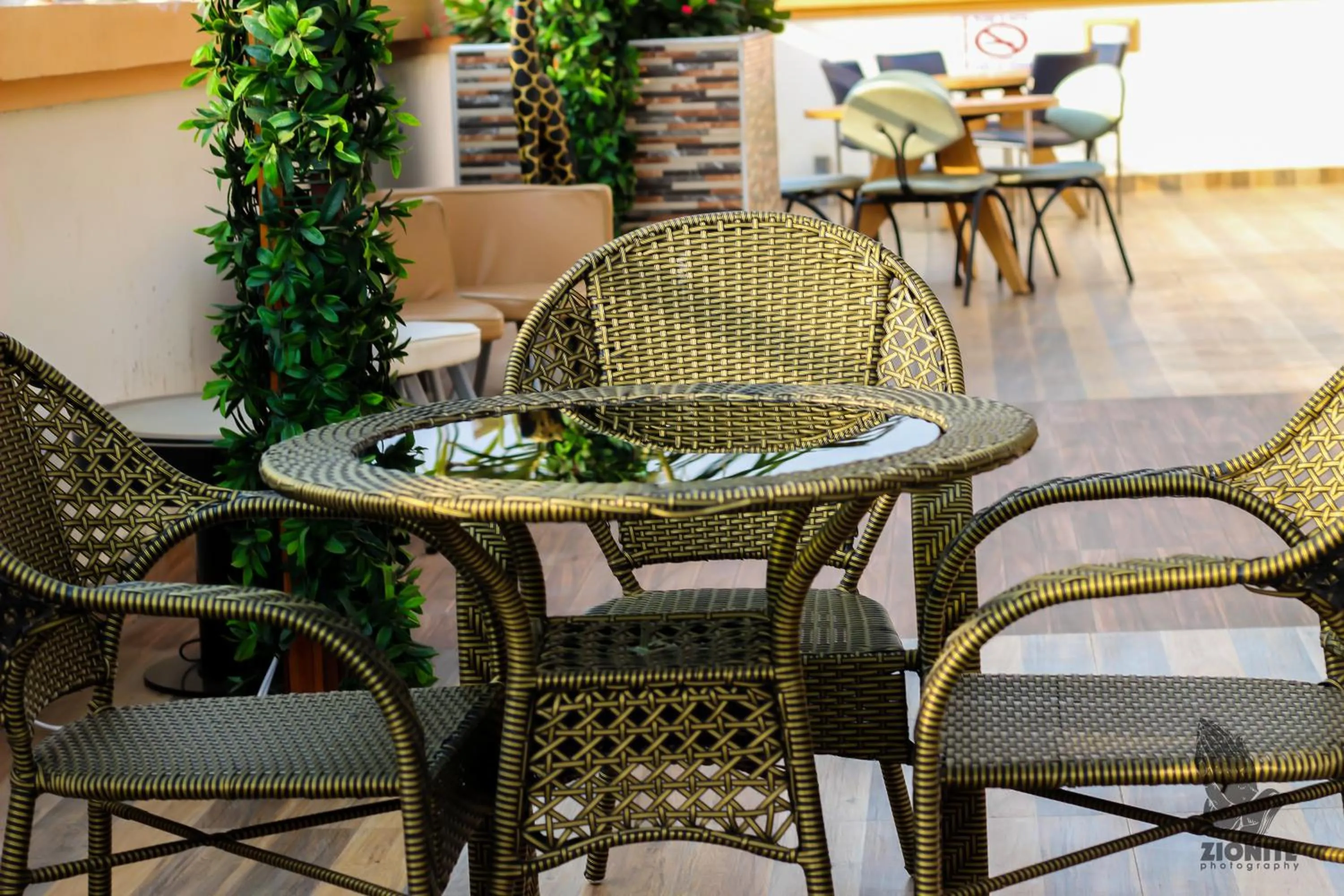 Patio in PLUS 33 HOTEL