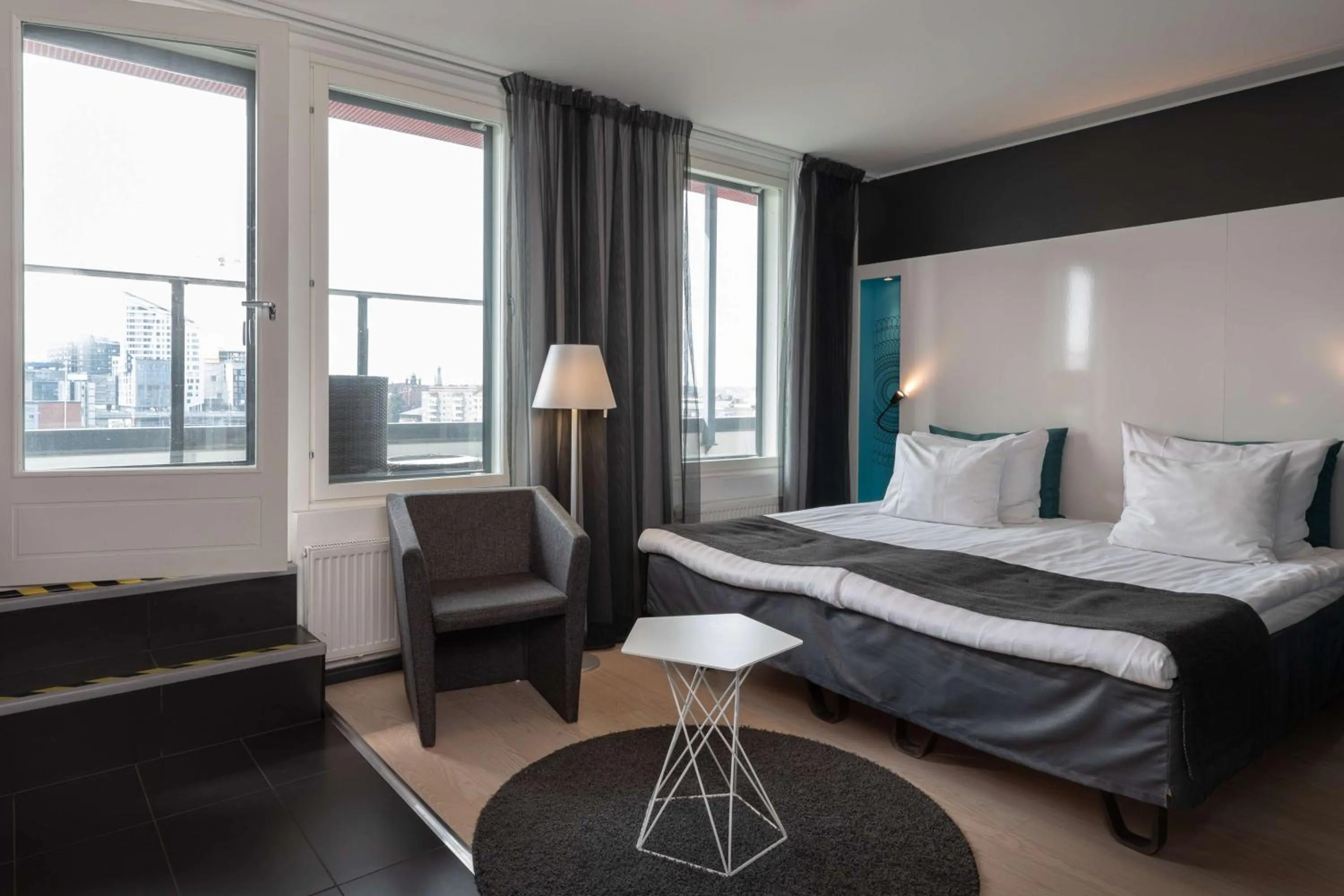 Bedroom, Bed in Scandic Tampere Station