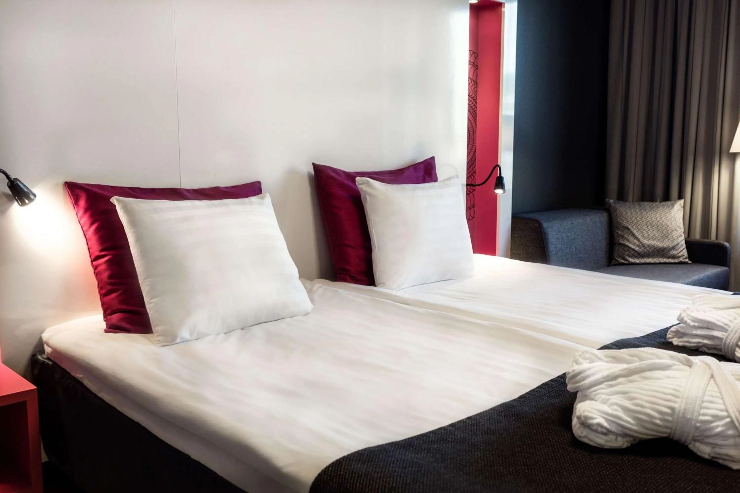 Bedroom, Bed in Scandic Tampere Station