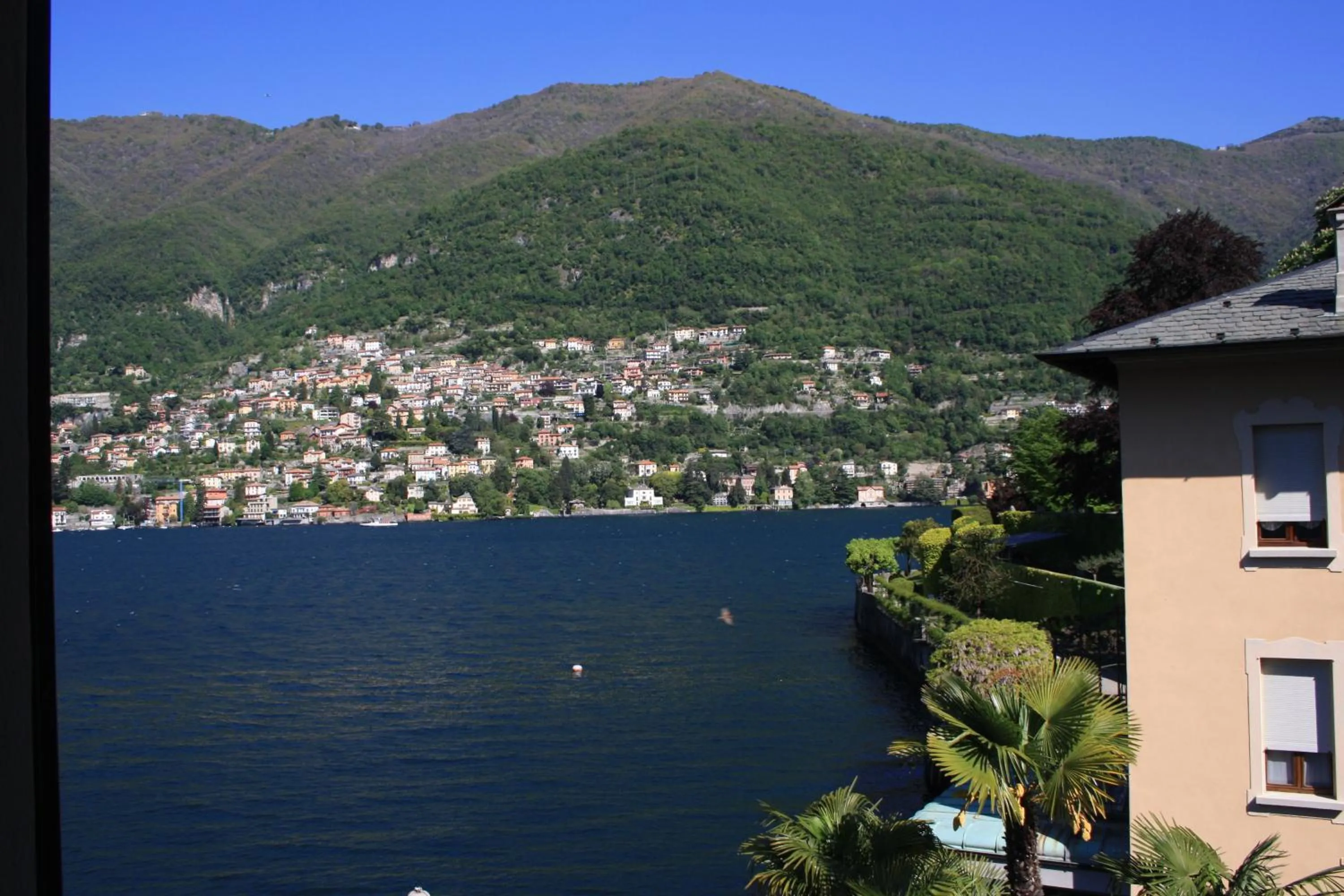 Lake view in Hotel Vapore