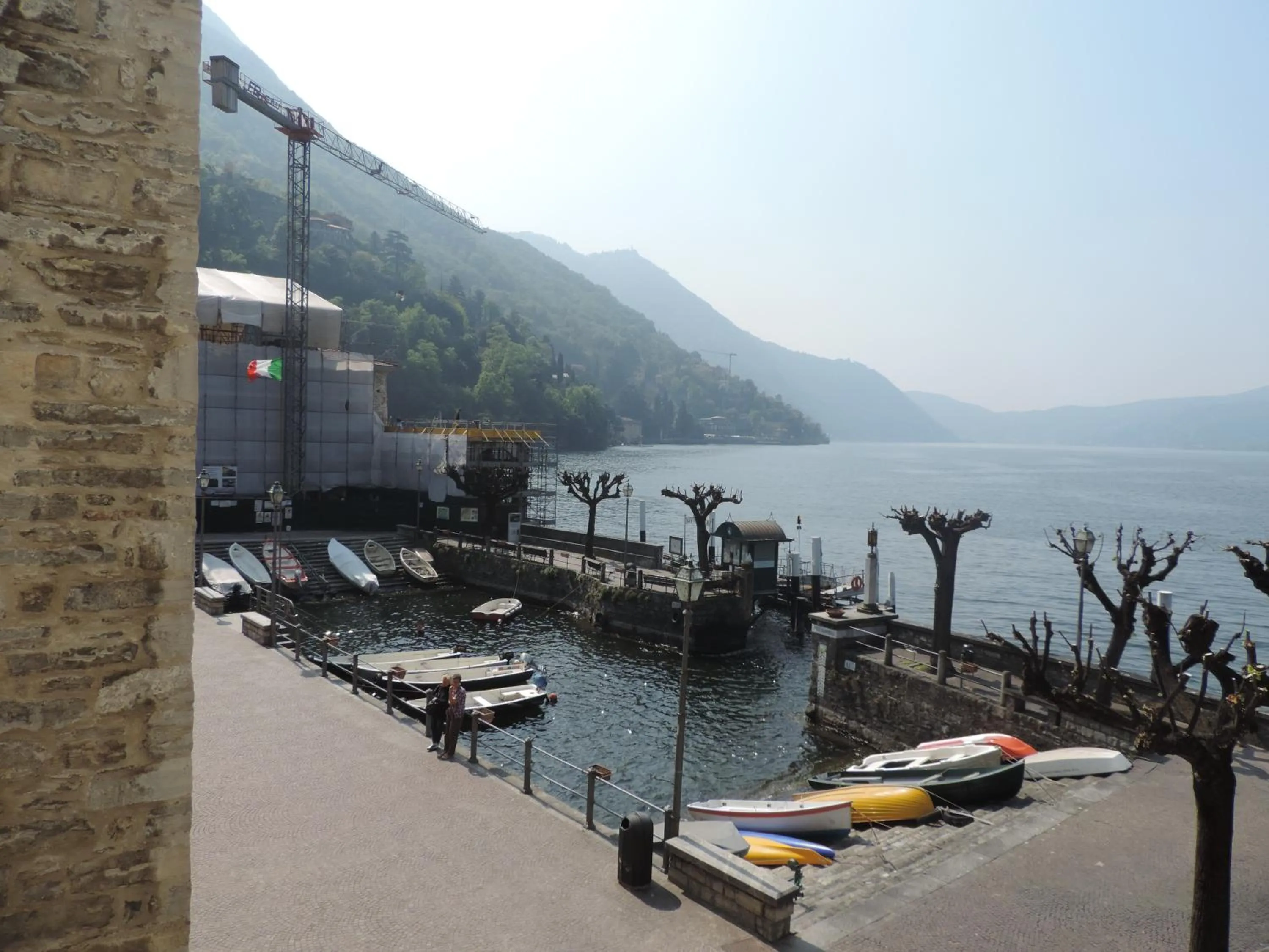 Lake view in Hotel Vapore