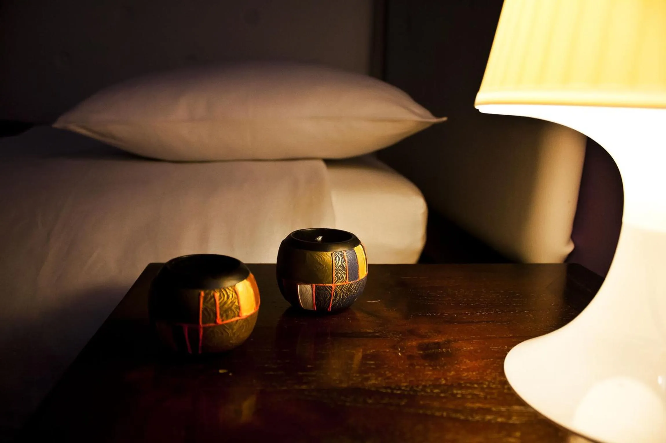 Decorative detail, Bed in Blu Mediterraneo B&B