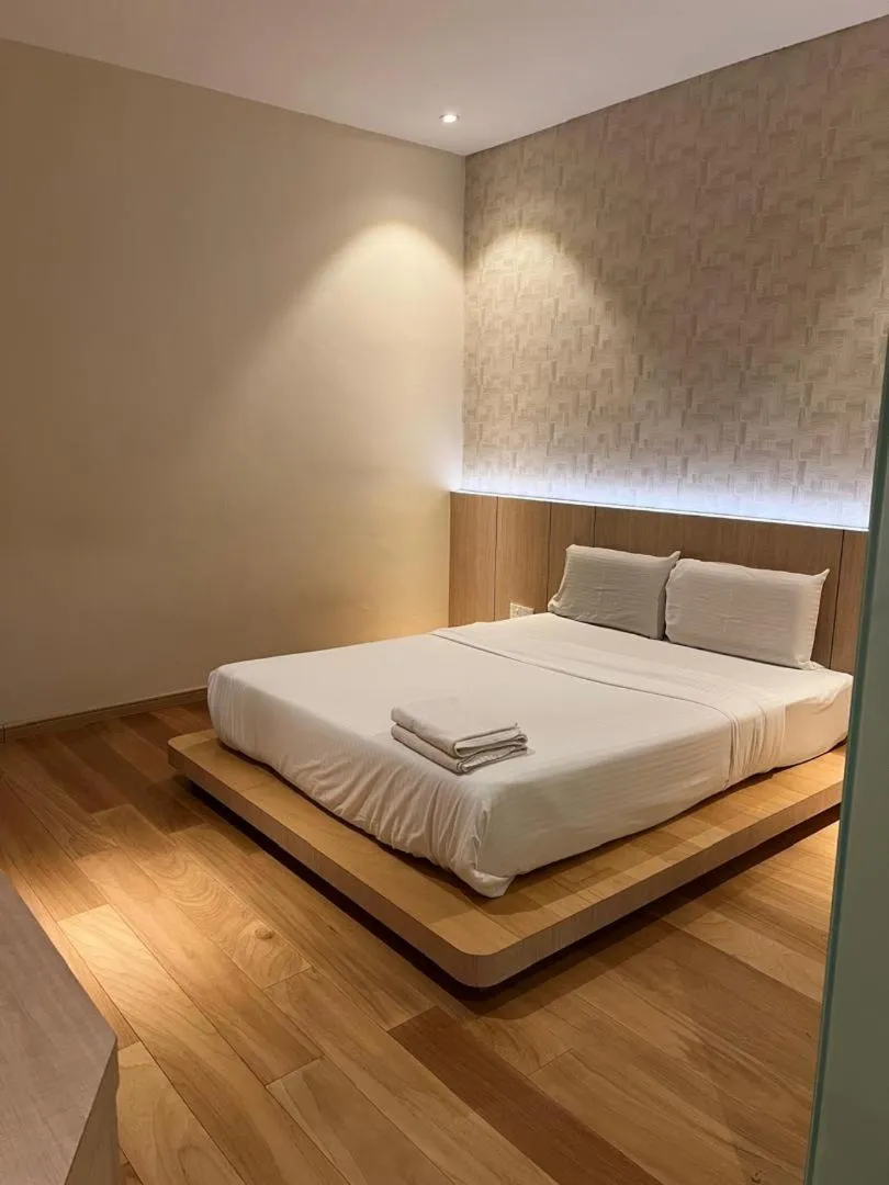 Bed in Kyoto Boutique Hotel