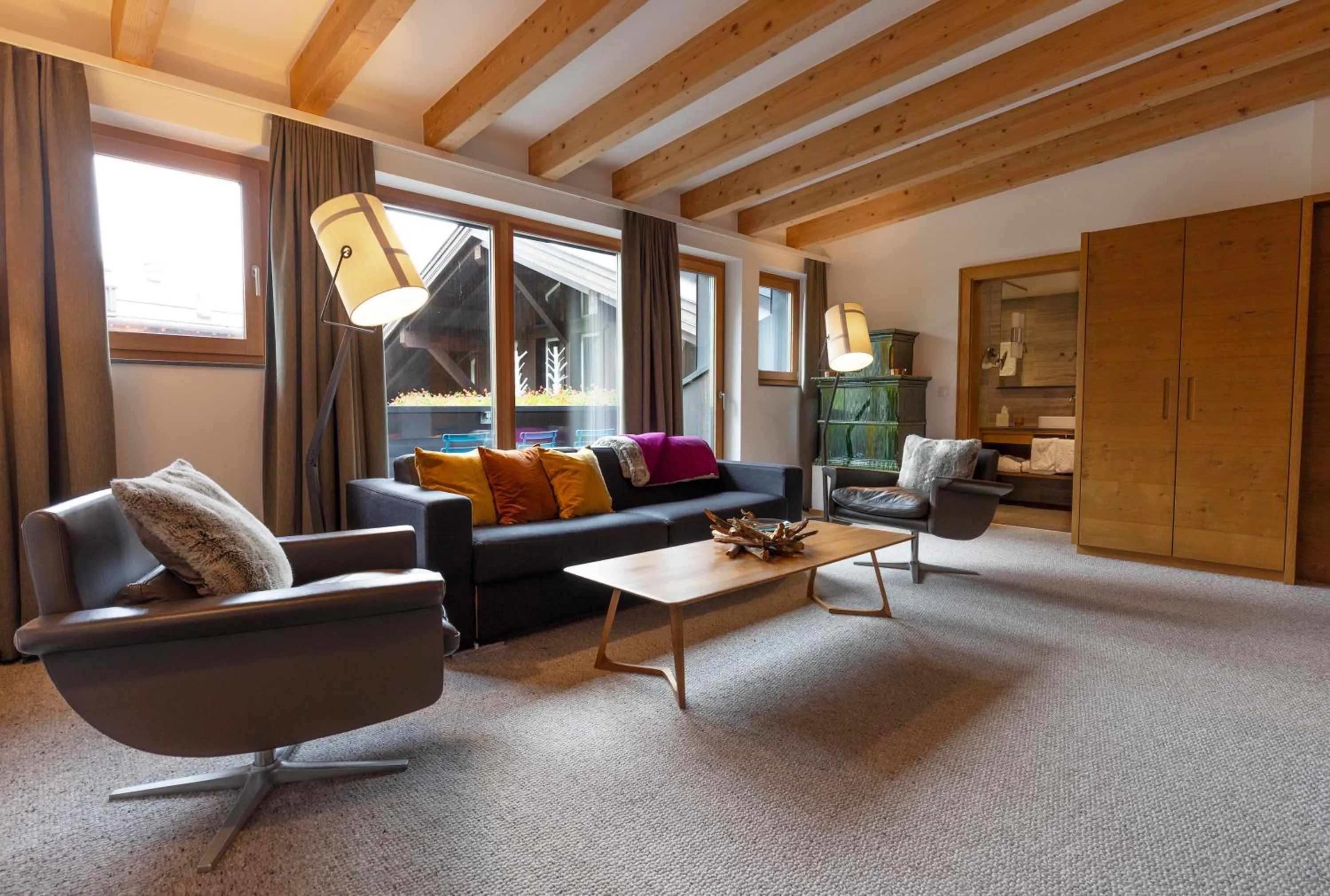 Living room in Valluga Hotel