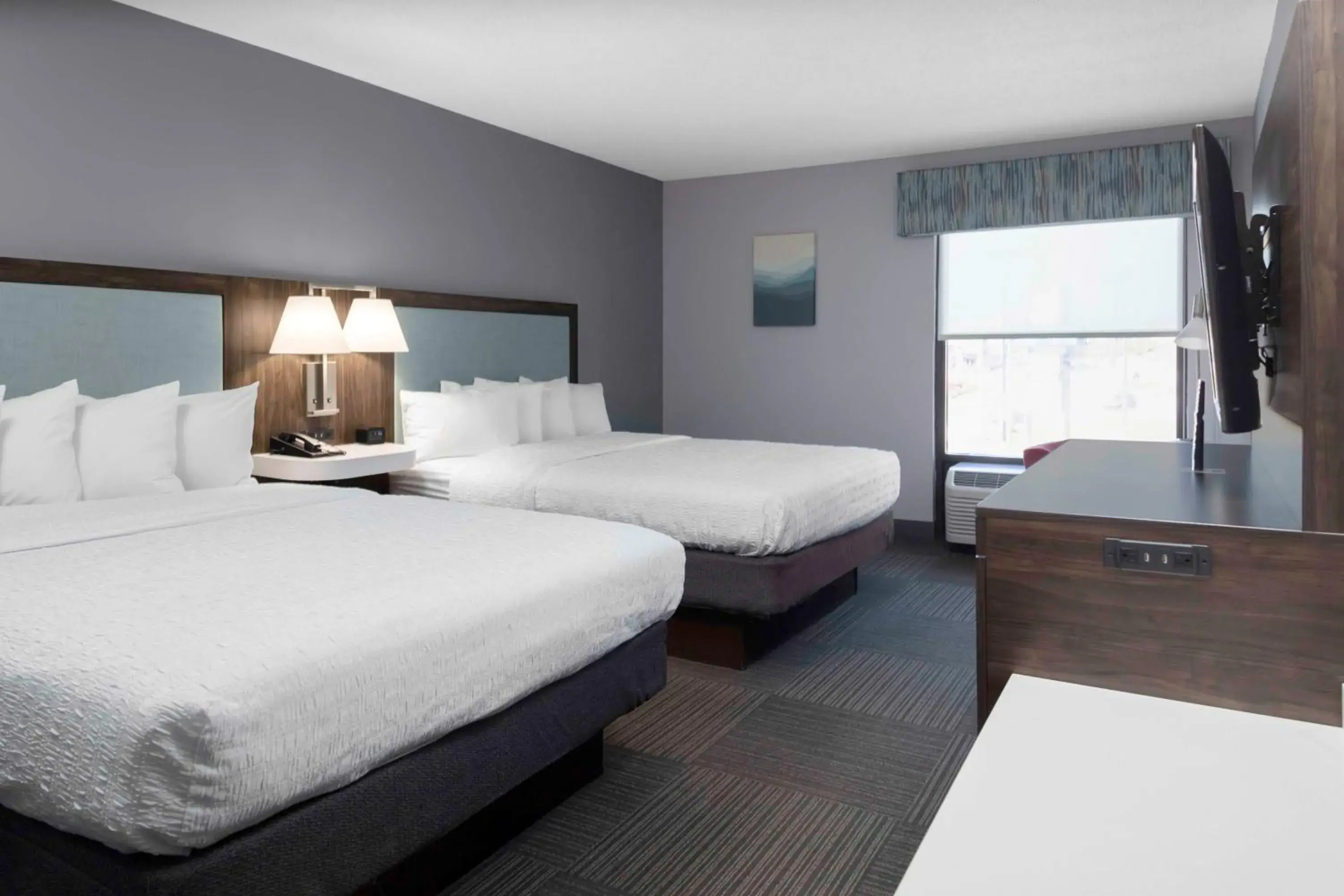 Room with Two Queen Beds - Non-Smoking in Hampton Inn Conyers Room with Two Queen Beds - Non-Smoking in Hampton Inn Conyers