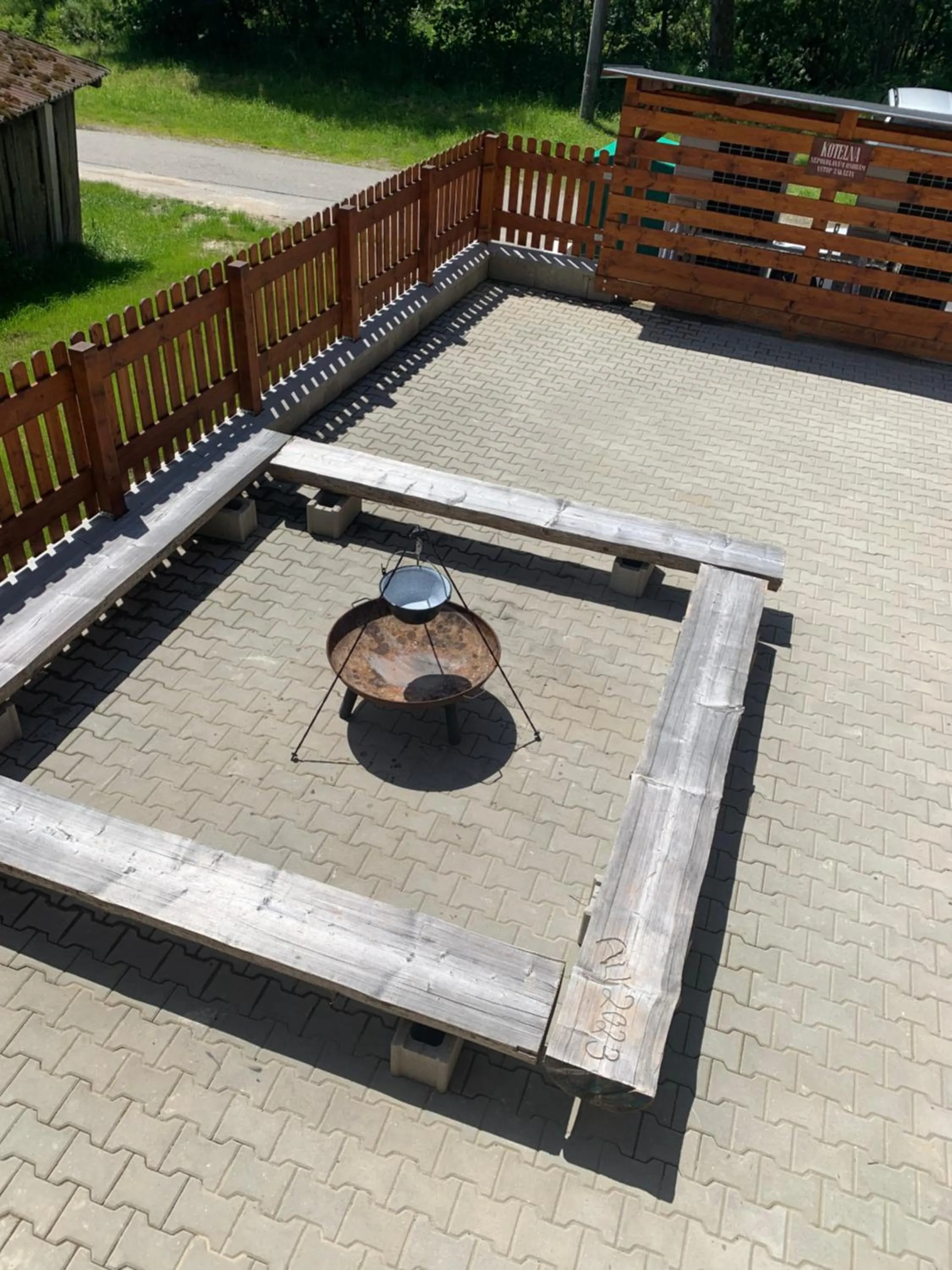 BBQ facilities in Penzion Pod pecí