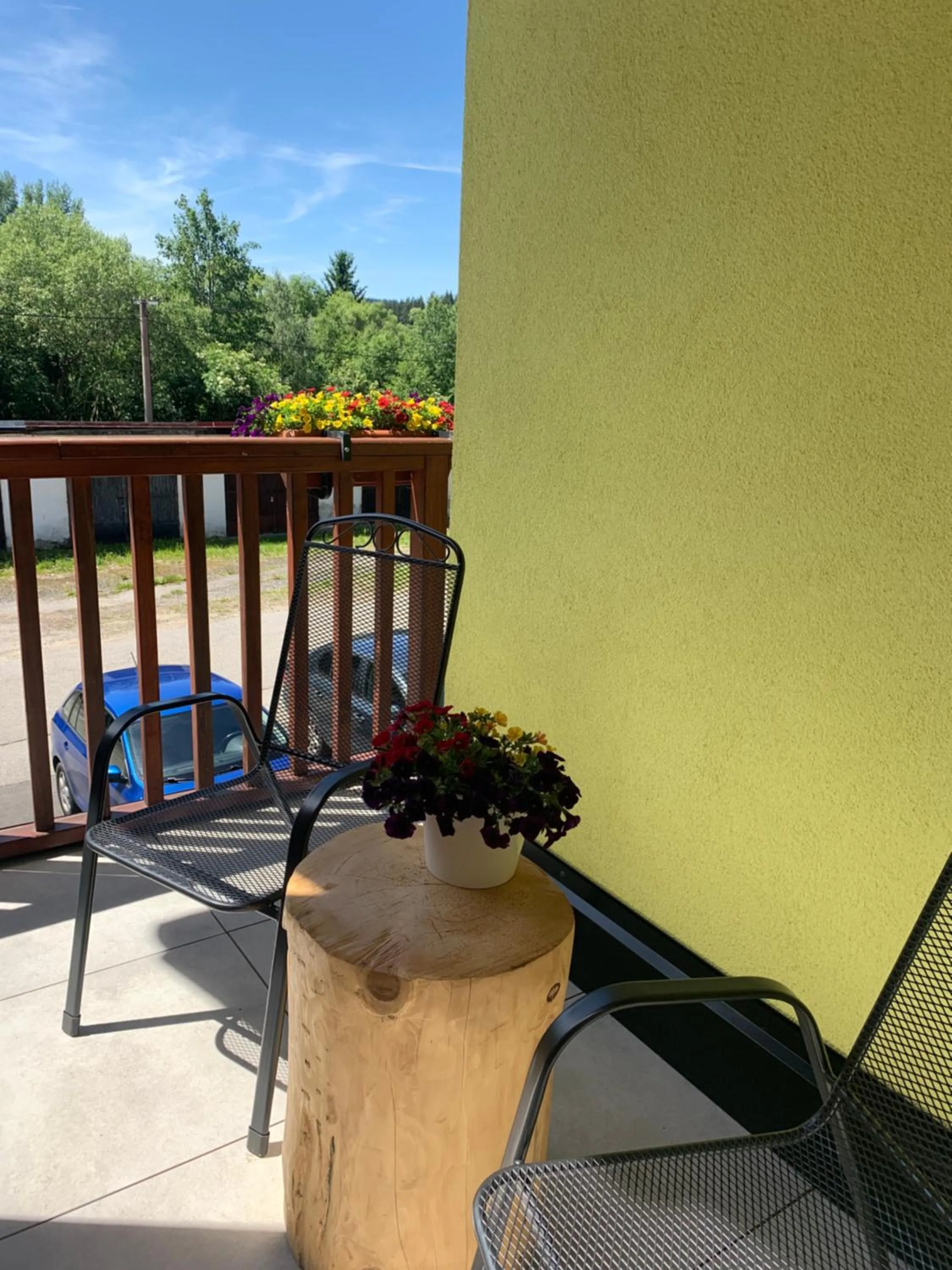 Balcony/Terrace in Penzion Pod pecí