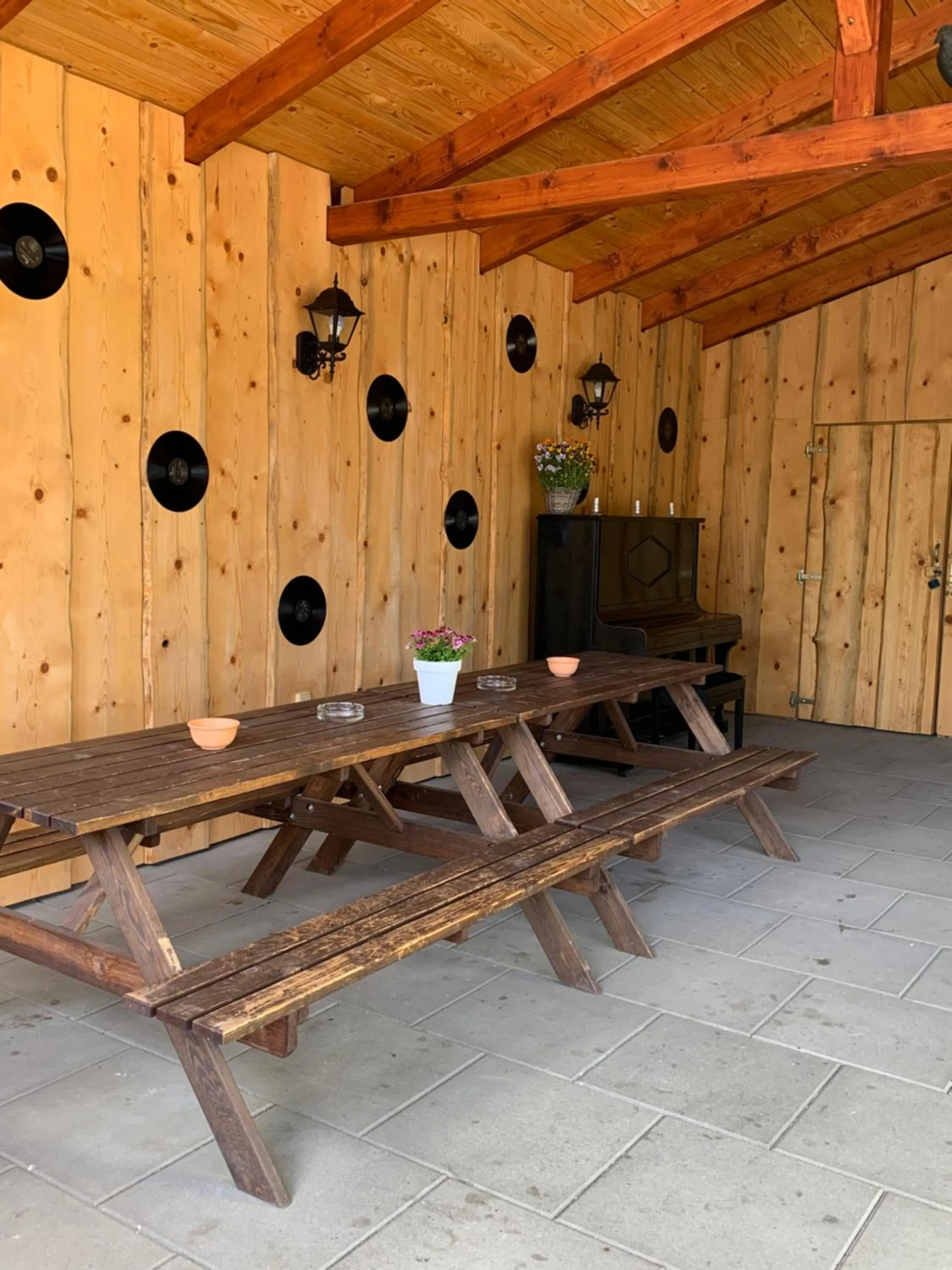 Seating area in Penzion Pod pecí