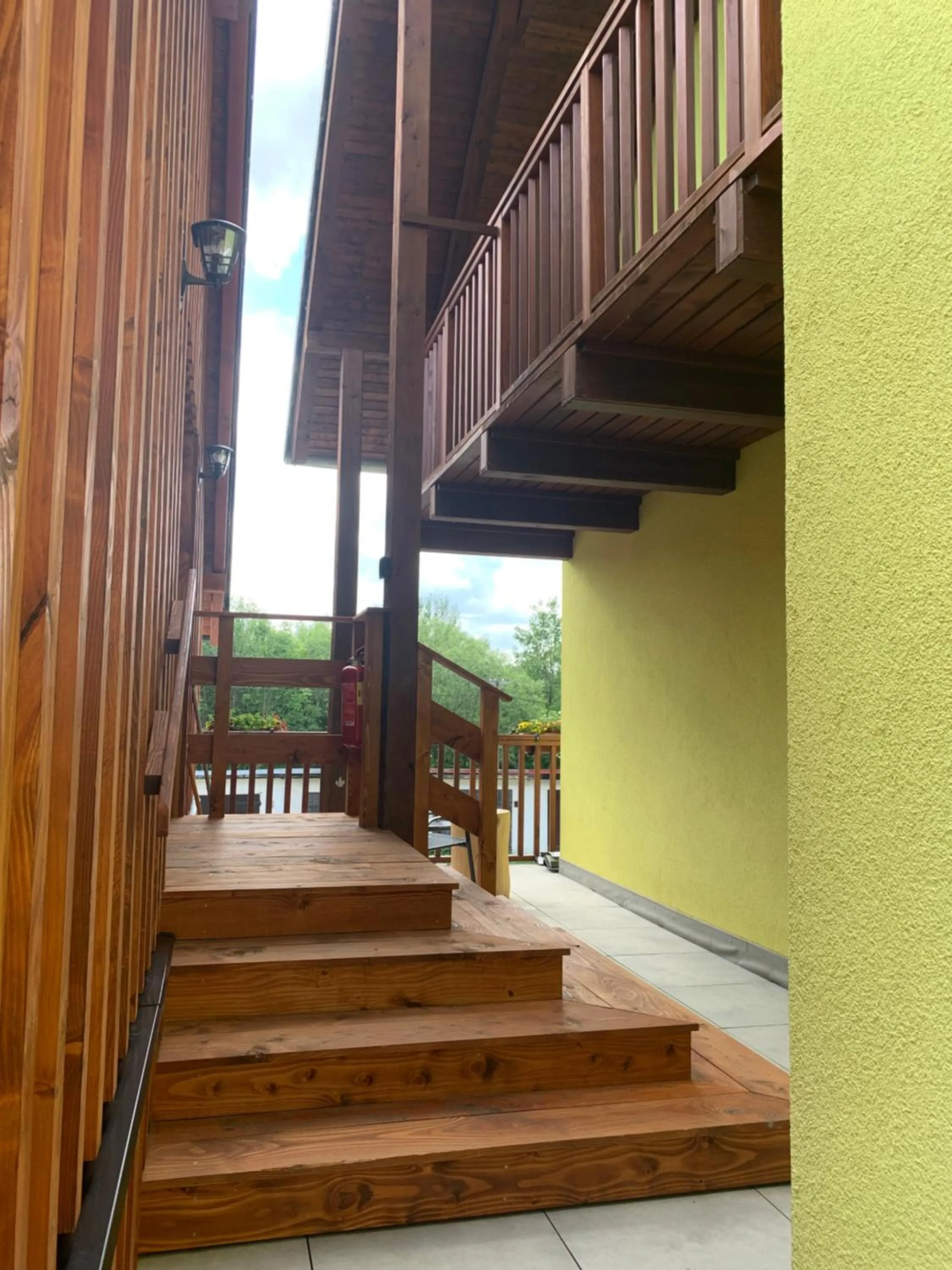 Balcony/Terrace in Penzion Pod pecí