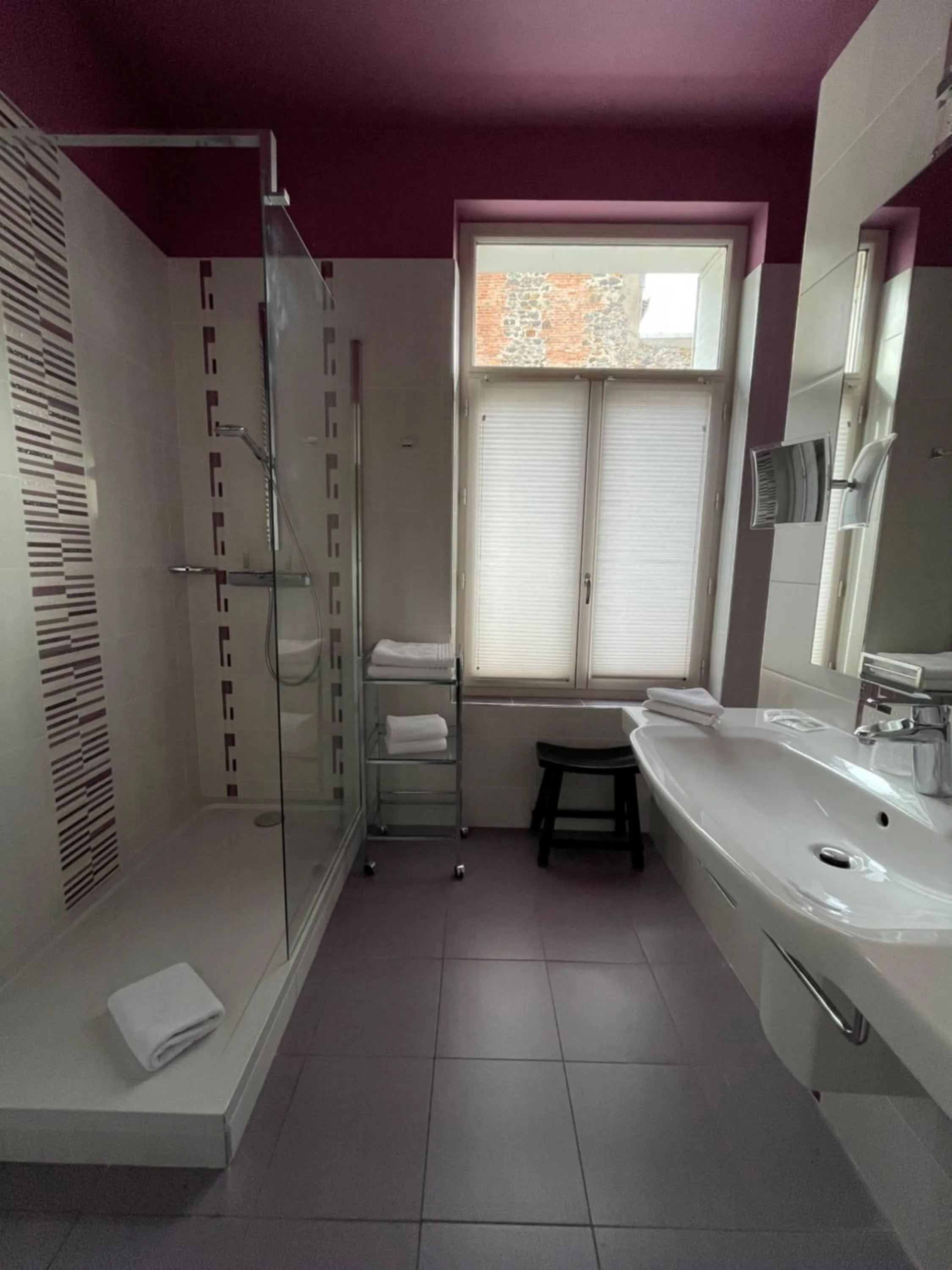 Shower in Le Pavillon d'Enghien, Vichy Centre