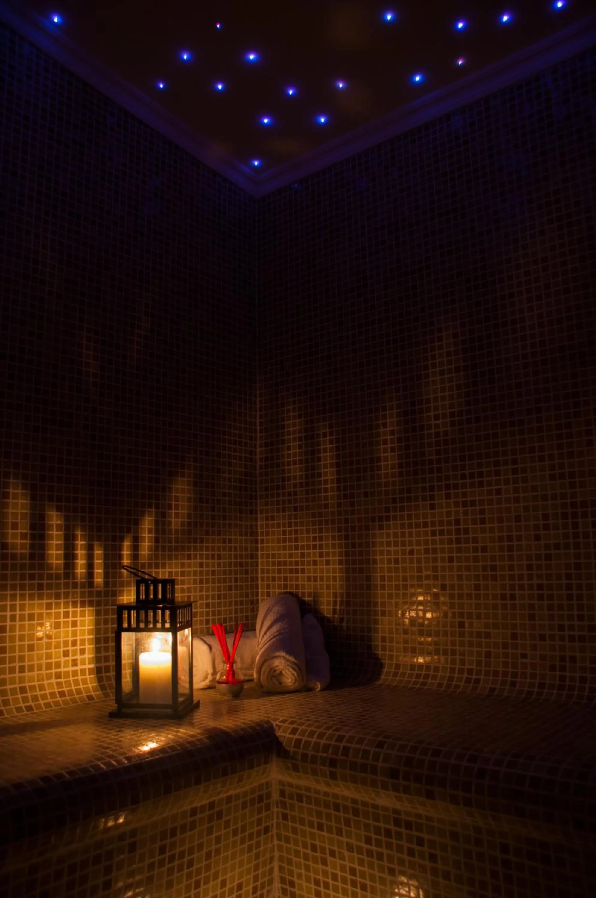 Steam room in Corsaro Etna Hotel&SPA