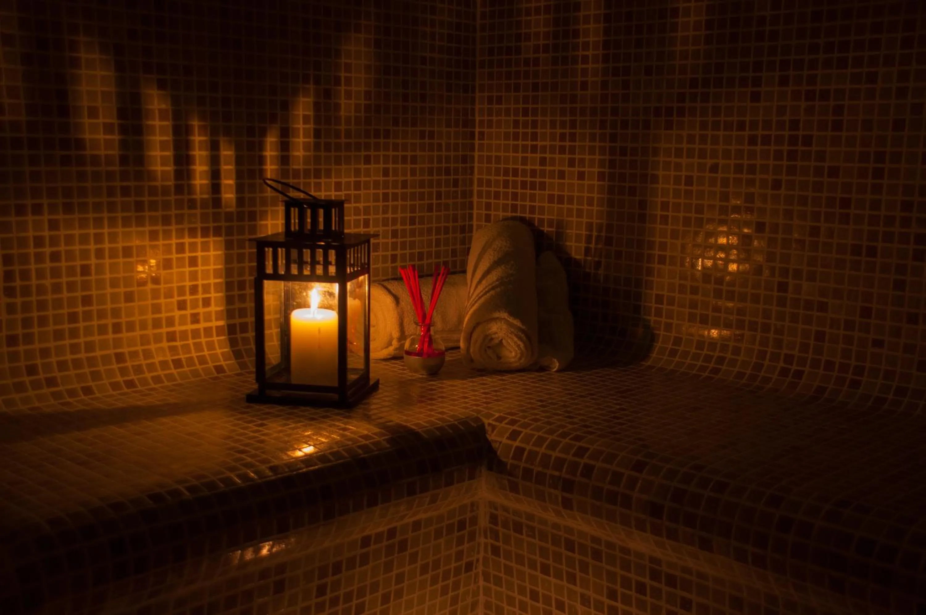 Steam room in Corsaro Etna Hotel&SPA