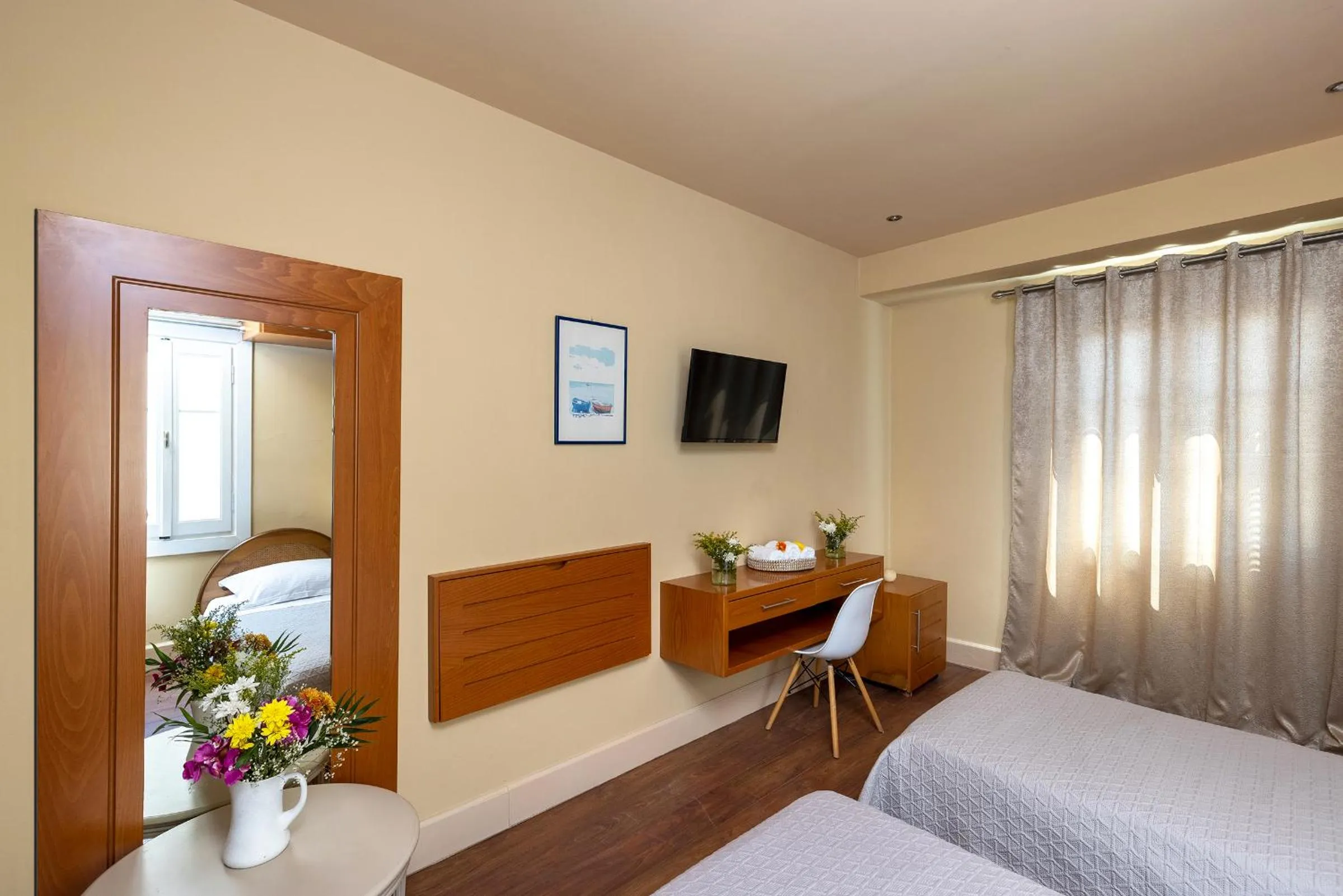 Bed in Hotel Palladion