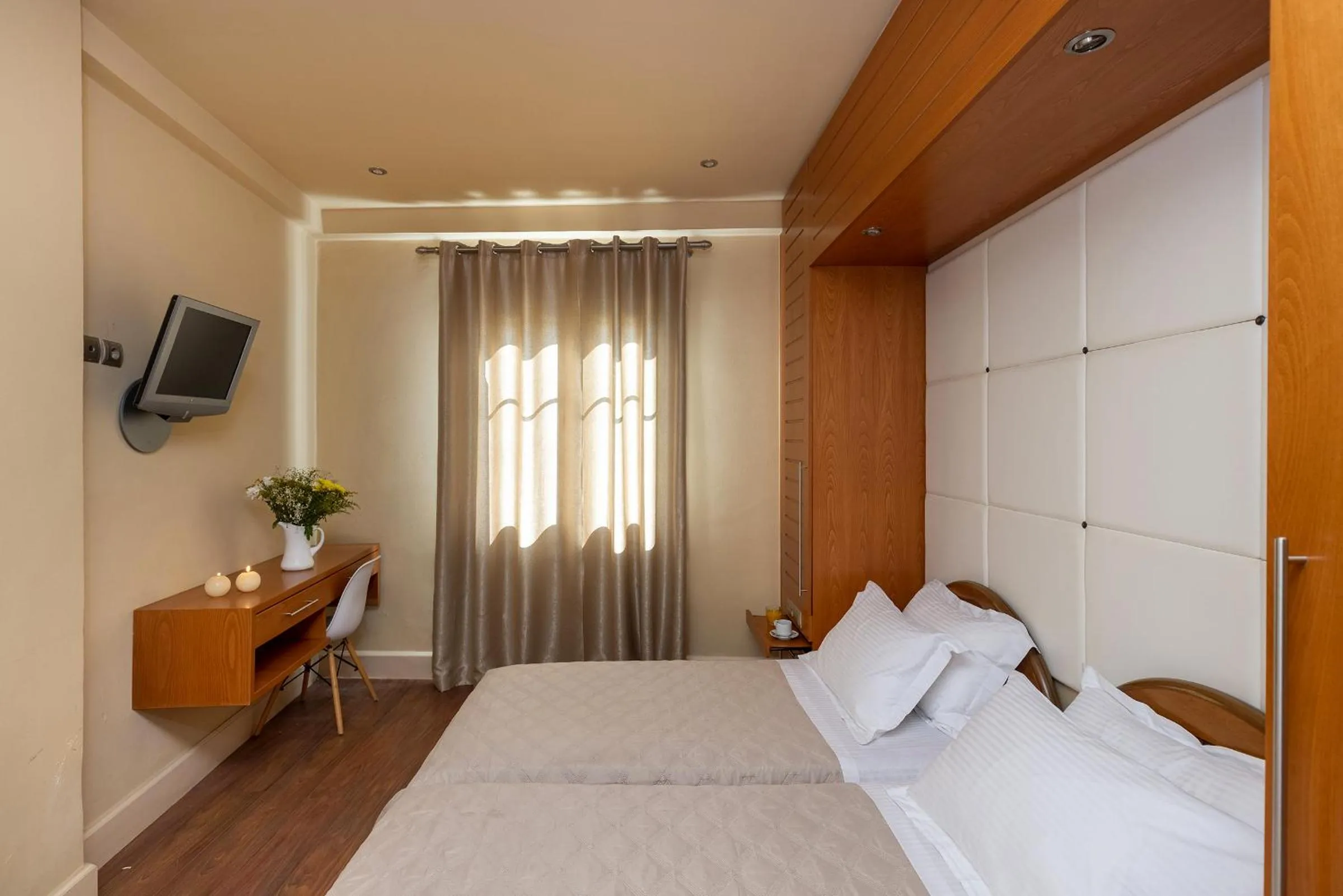 Bed in Hotel Palladion