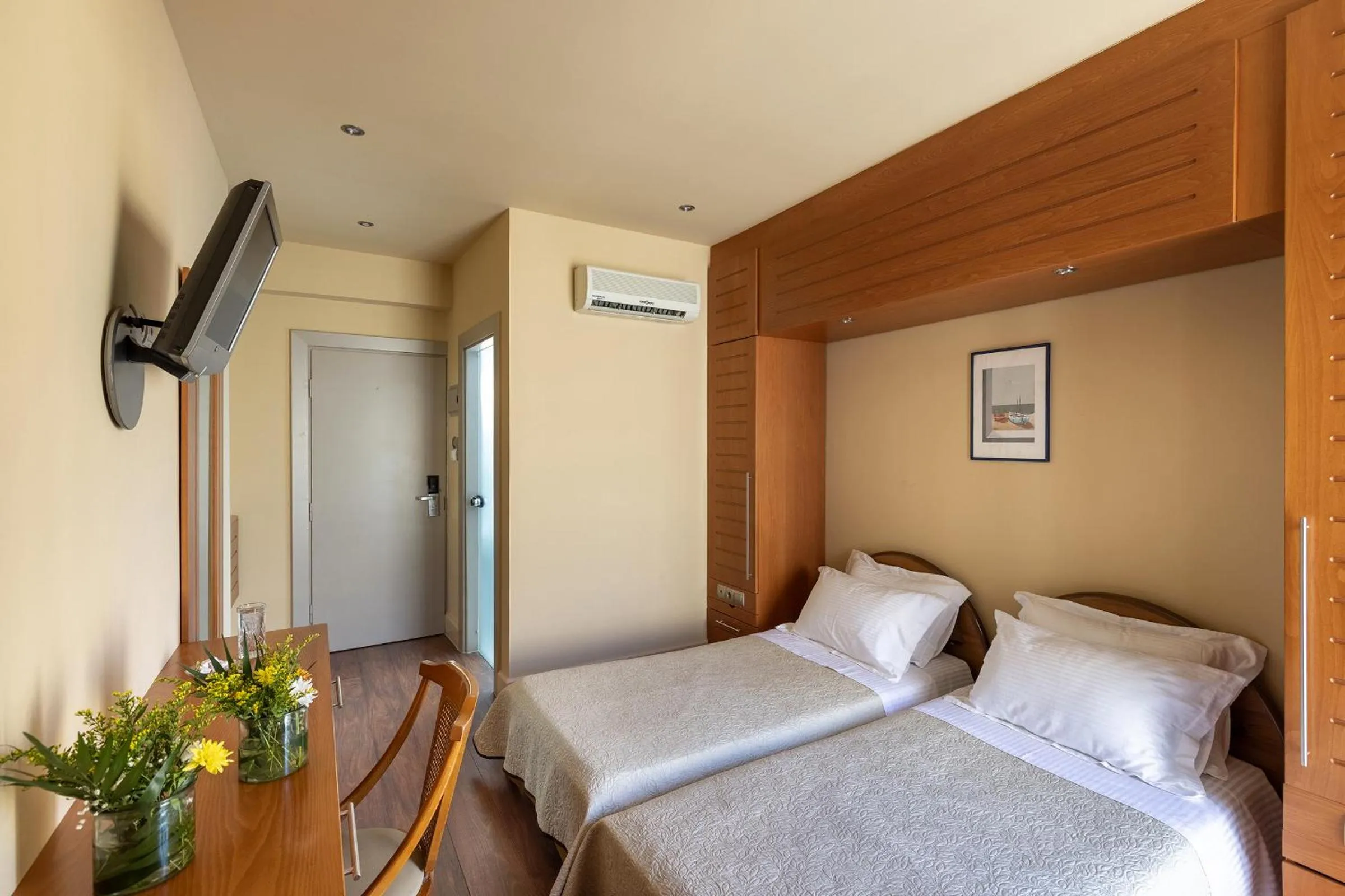 Bed in Hotel Palladion