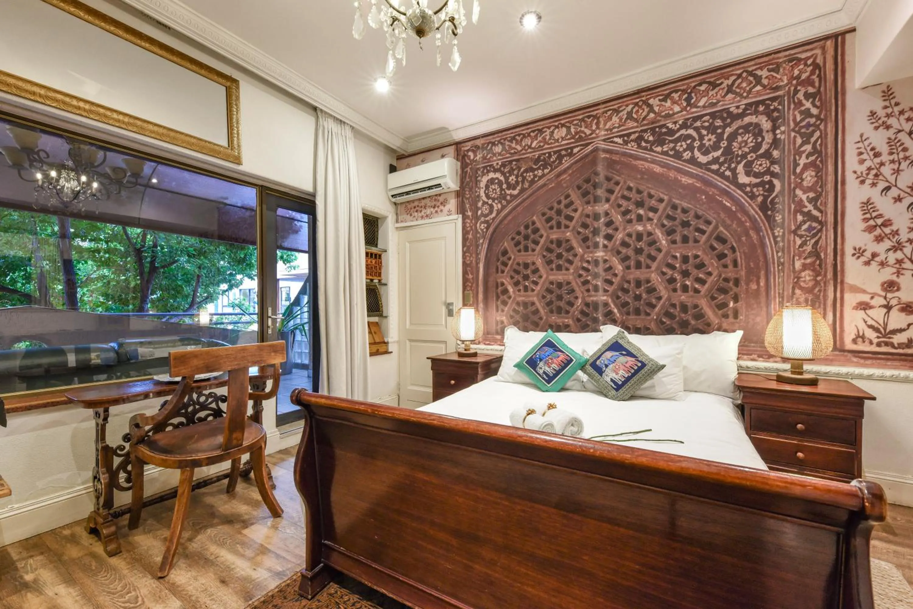 Bed in Villa Simonne