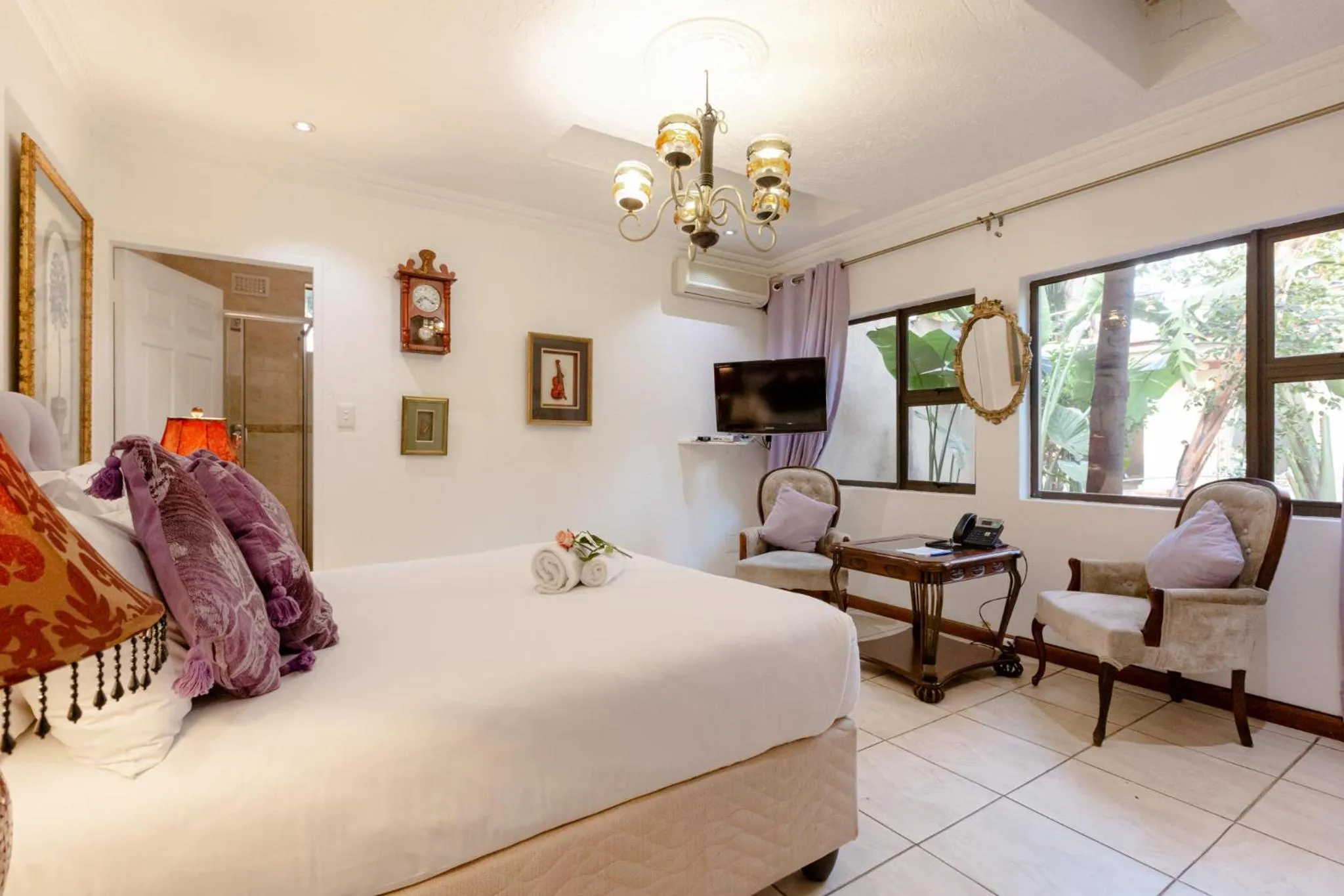 Bed in Villa Simonne