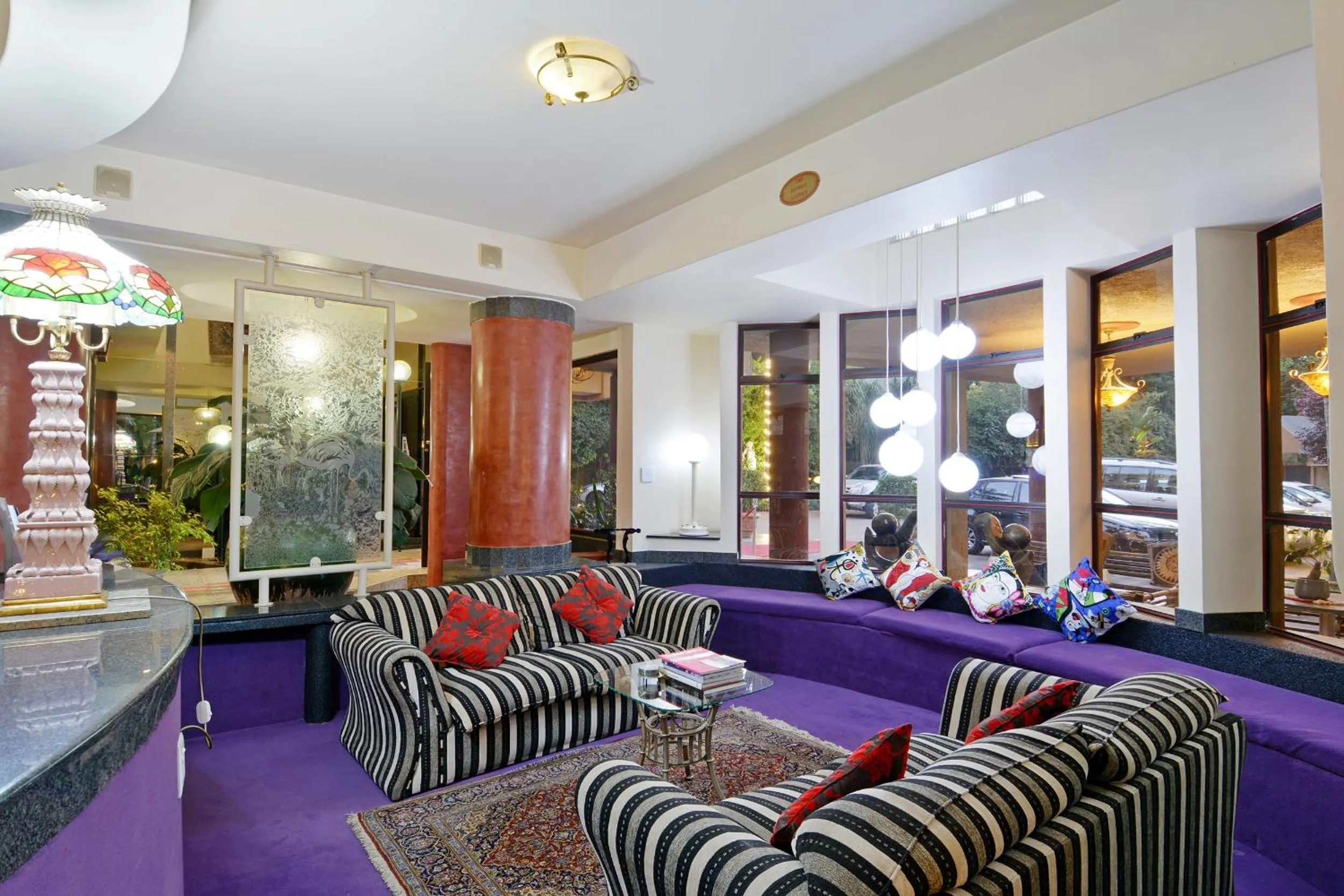 Communal lounge/ TV room in Villa Simonne