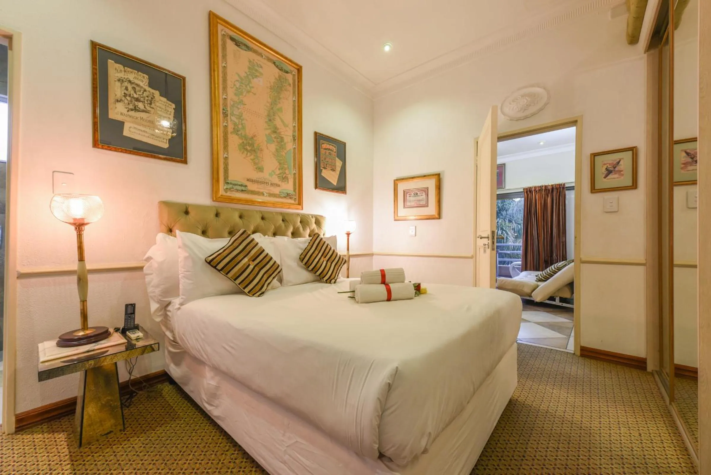 Bed in Villa Simonne