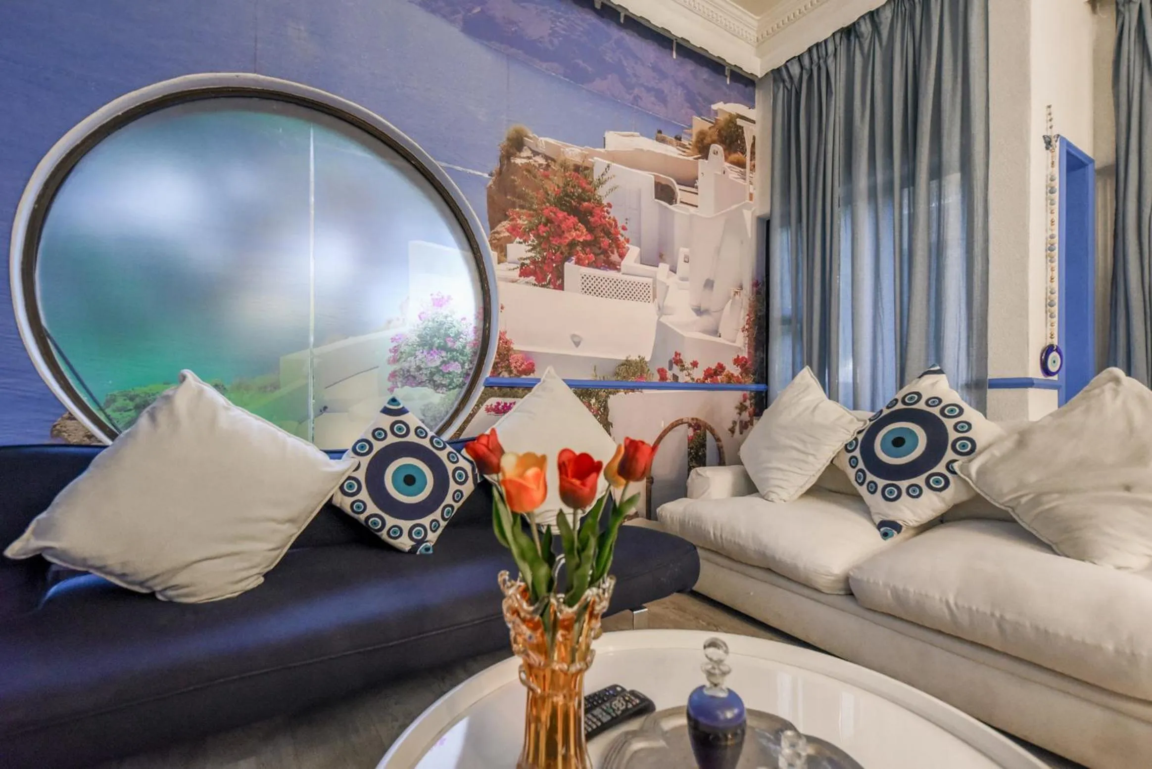 Living room in Villa Simonne