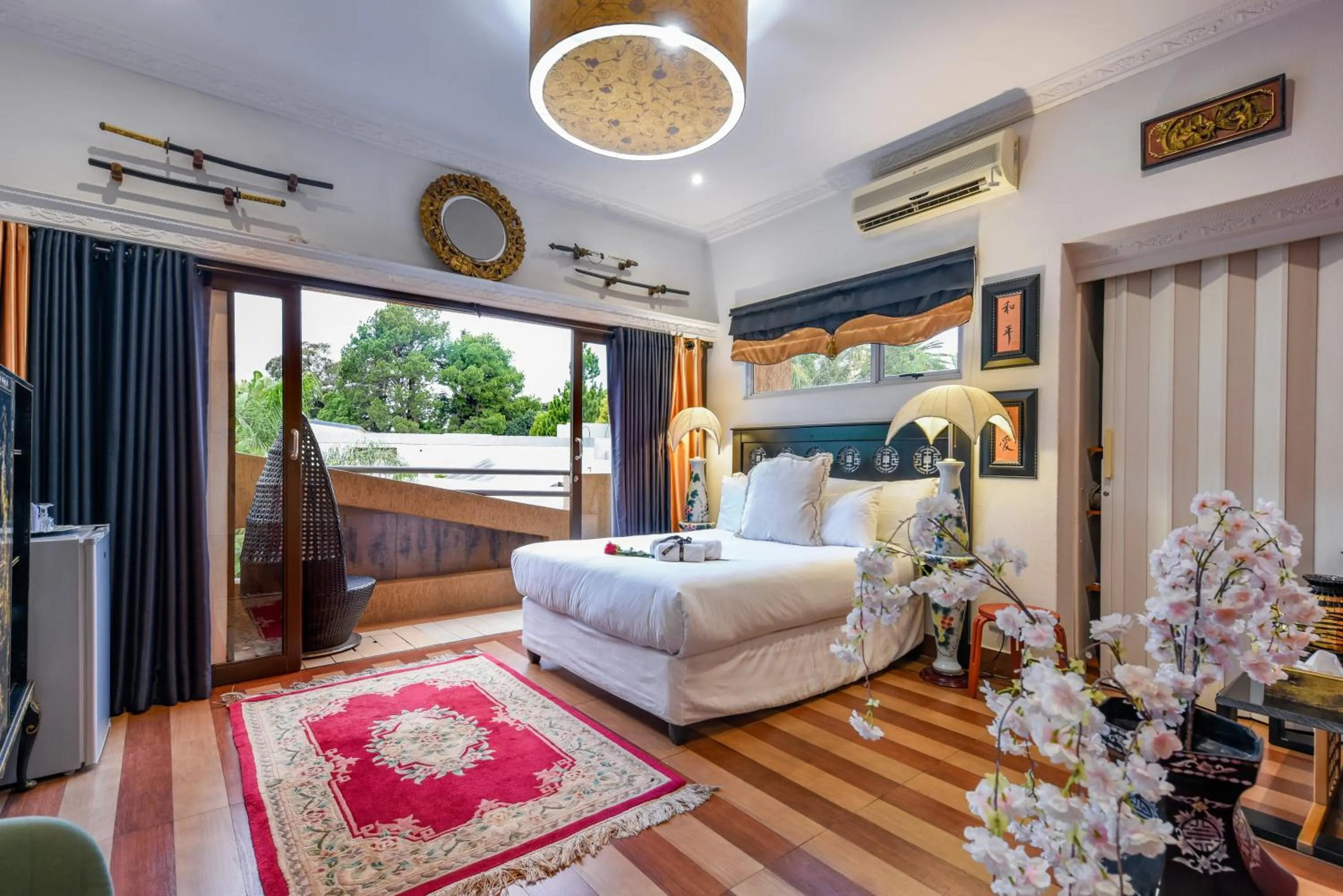 Bed in Villa Simonne