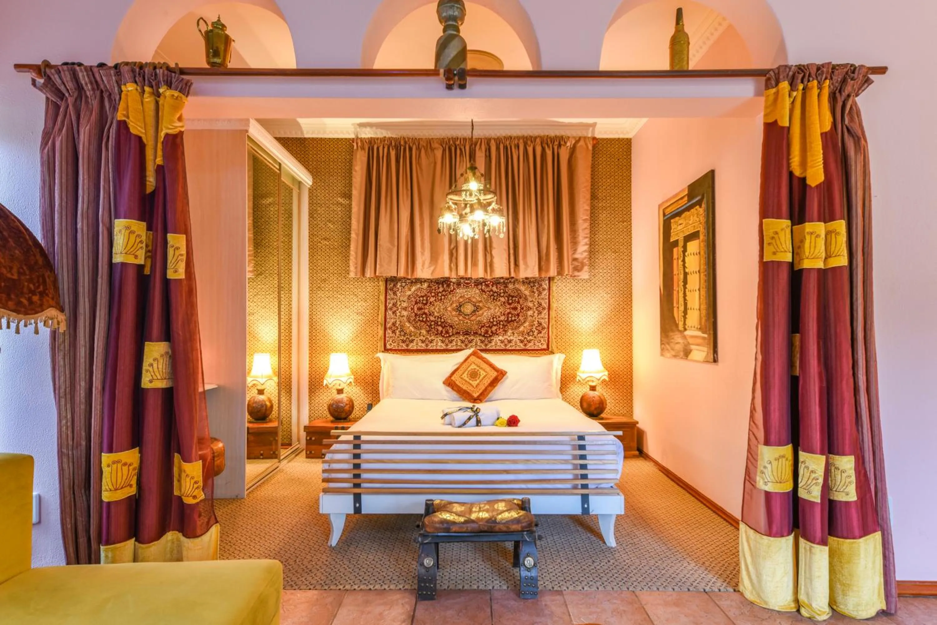 Bed in Villa Simonne