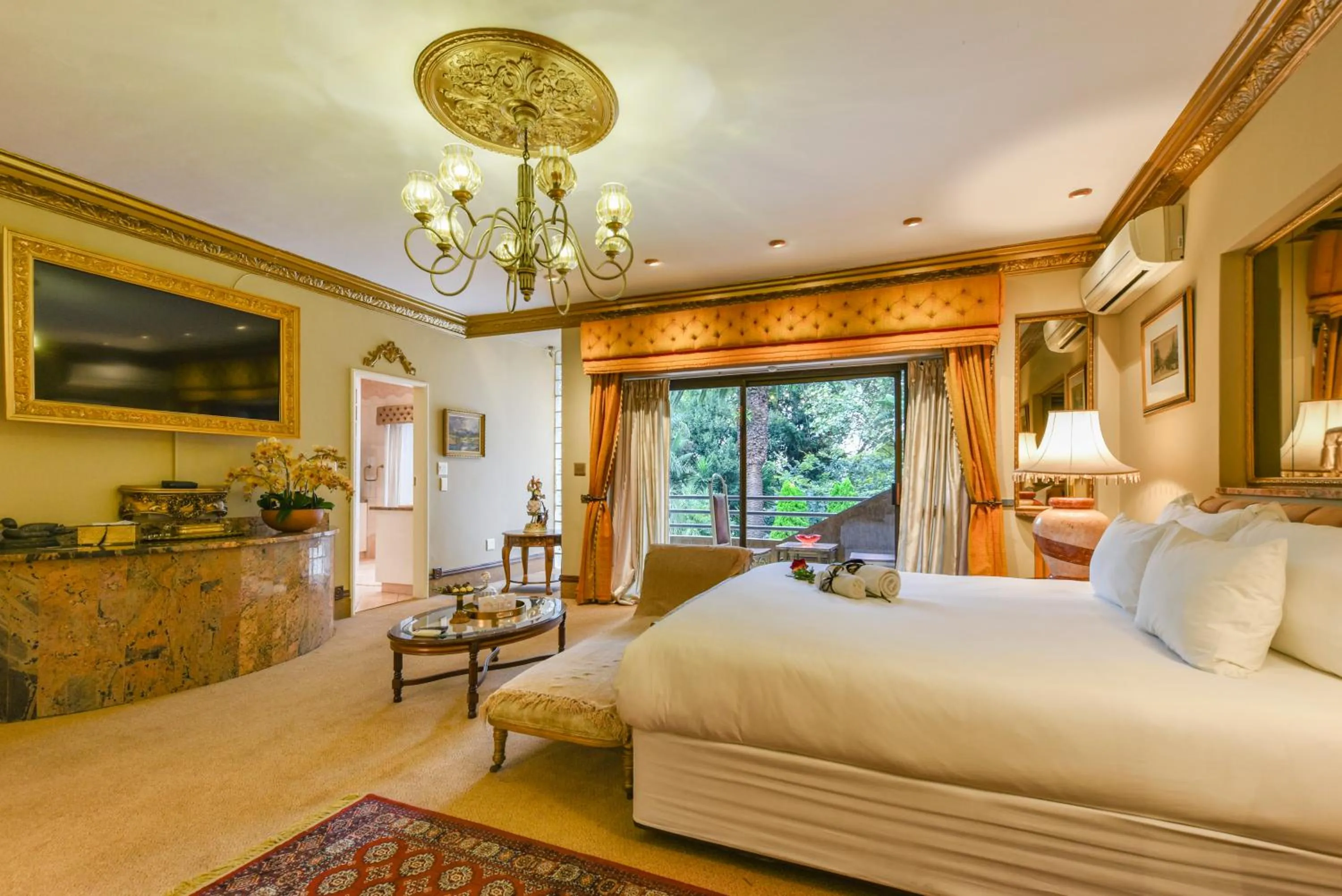 Bed in Villa Simonne