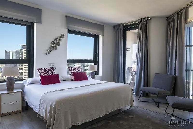 Bed in Rent Top Apartments Beach-Diagonal Mar